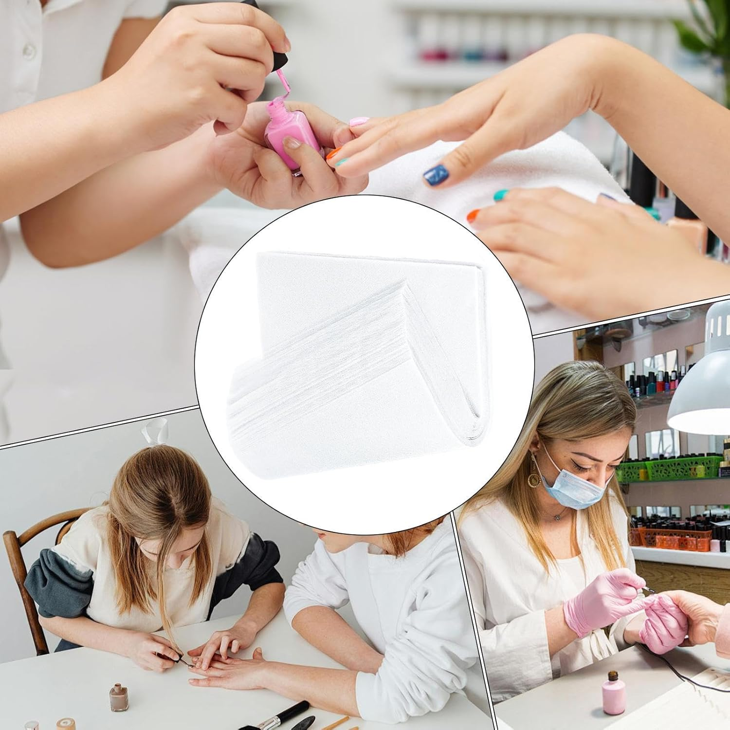 Aebtoe Nail Dust Collector Filter Sheets - Replacement Pads - Nail Dirt Collector Filter,For Home Salon Manicure Grooming Personal Care image number 1