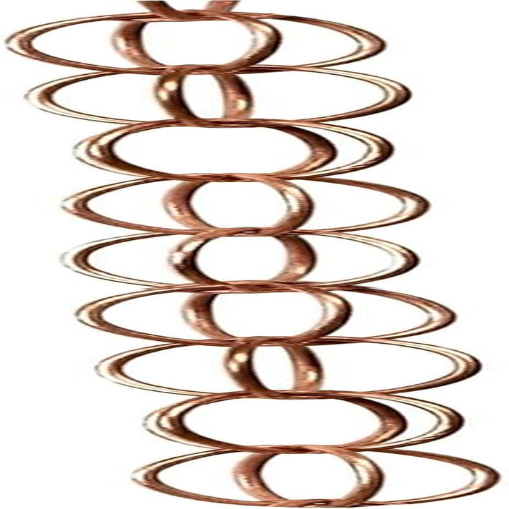 Rainwater Chains Metal Rainwater Catcher Chain, Decorative Rain Chains Rain Gutter Drain for Backyard Home Roofs Divert Water Garden, Heart