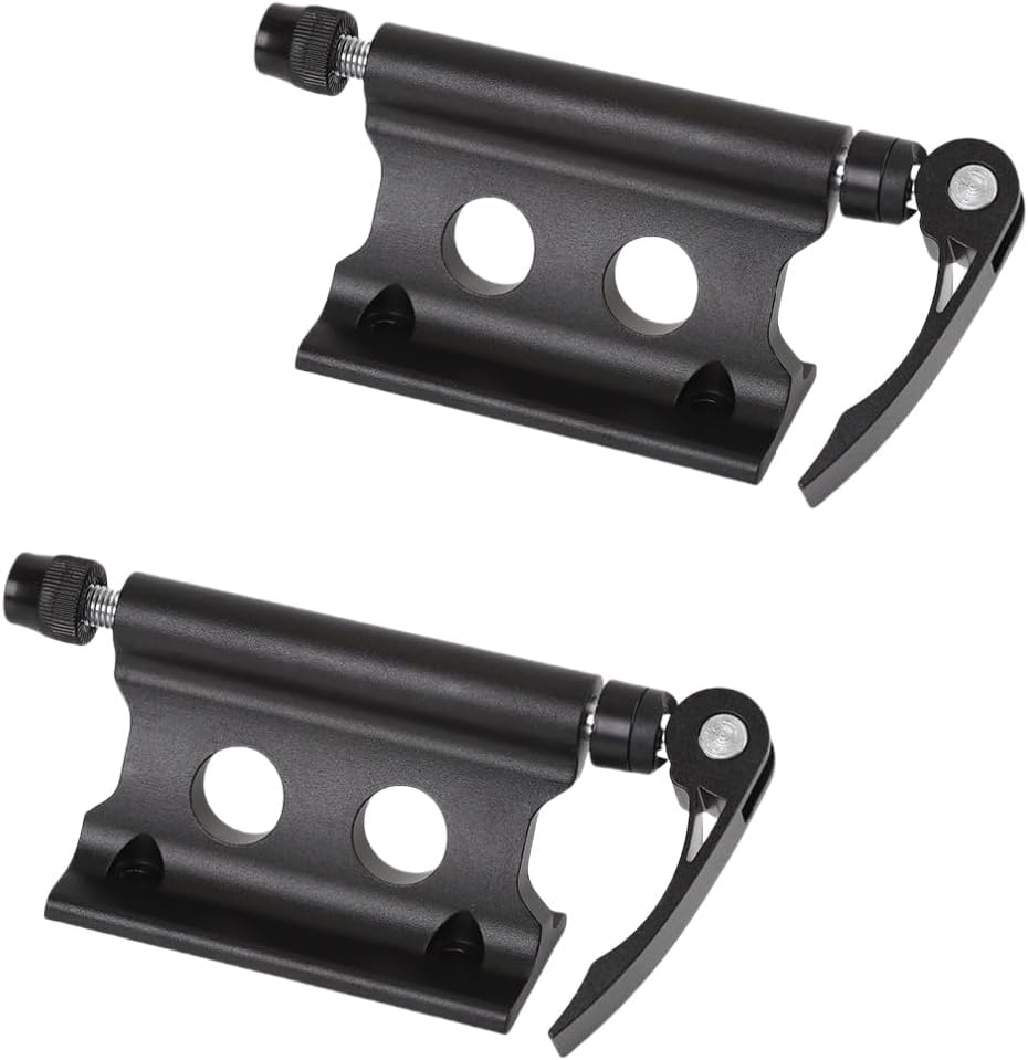 Naisfei 2PCS Black Bicycle Fork Block Mount, Quick Release for Truck, Trailer and Bike Racks. image number 1