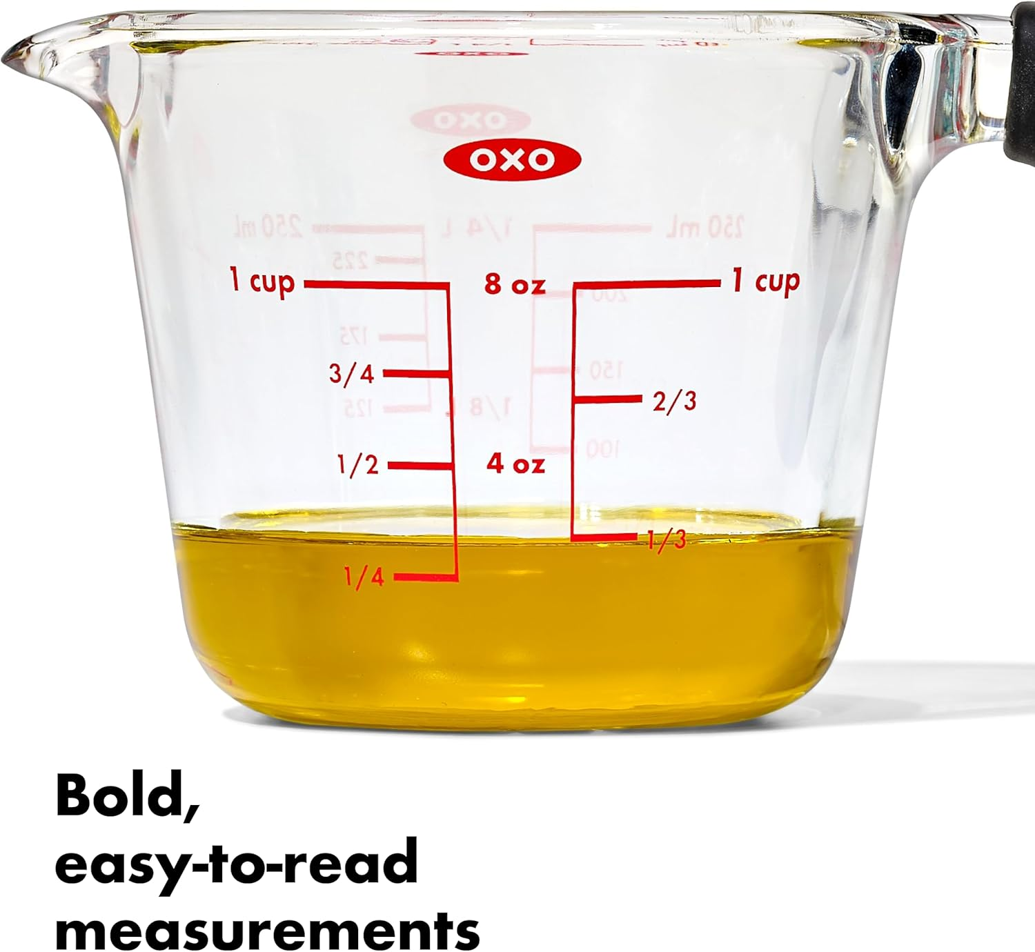 OXO Good Grips Glass Measuring Cup, 1 Cup / 250 Ml image number 5
