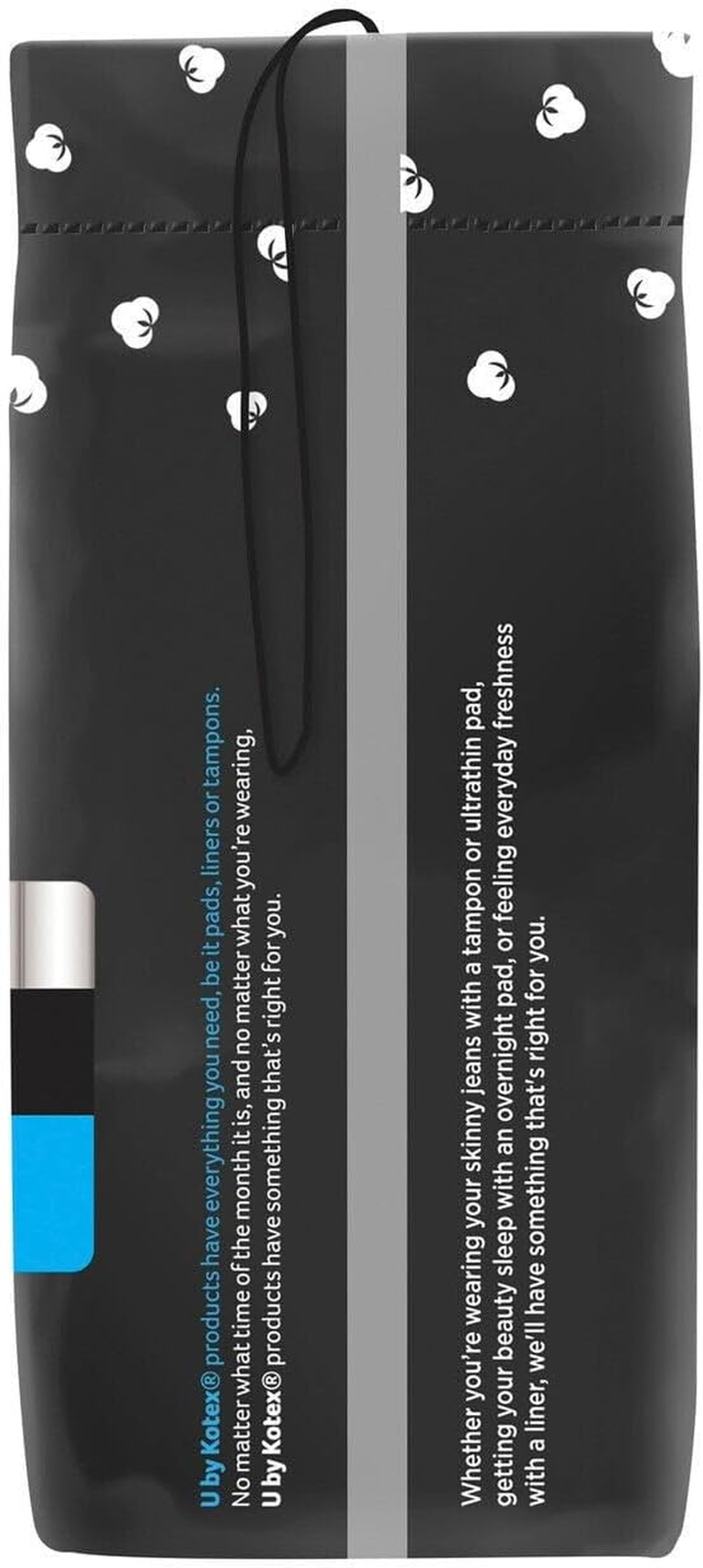 U by Kotex Cotton Ultrathin Pads Regular 12 Pack image number 3