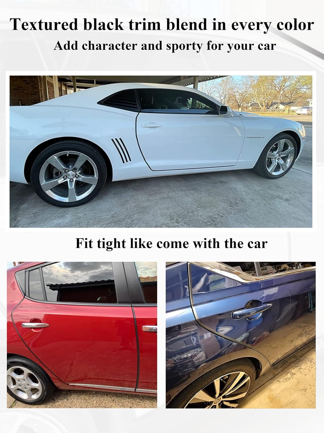 SYOAUTO 32Ft(10M) Door Edge Guard Black Car Door Edge Guards Door Edge Protector for Cars Rubber Auto Door Trim U Shape Build in Metal Sheet No Need Adhesive Easy to Cut Door Guards for Most Cars image number 2