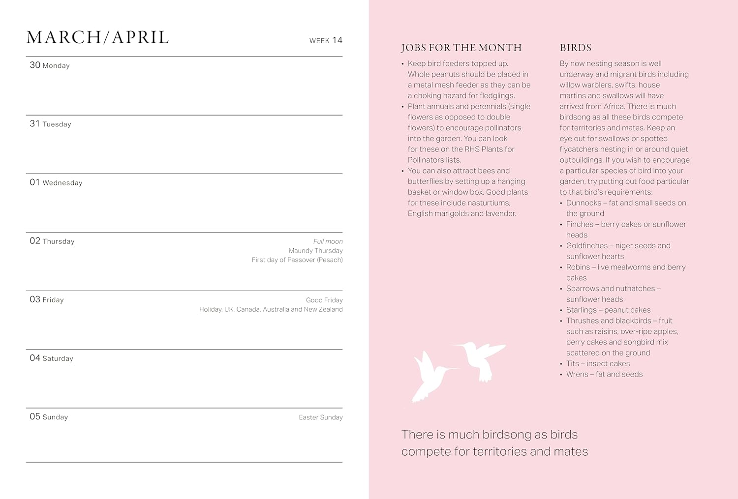 RHS Wild in the Garden Diary 2026 image number 4