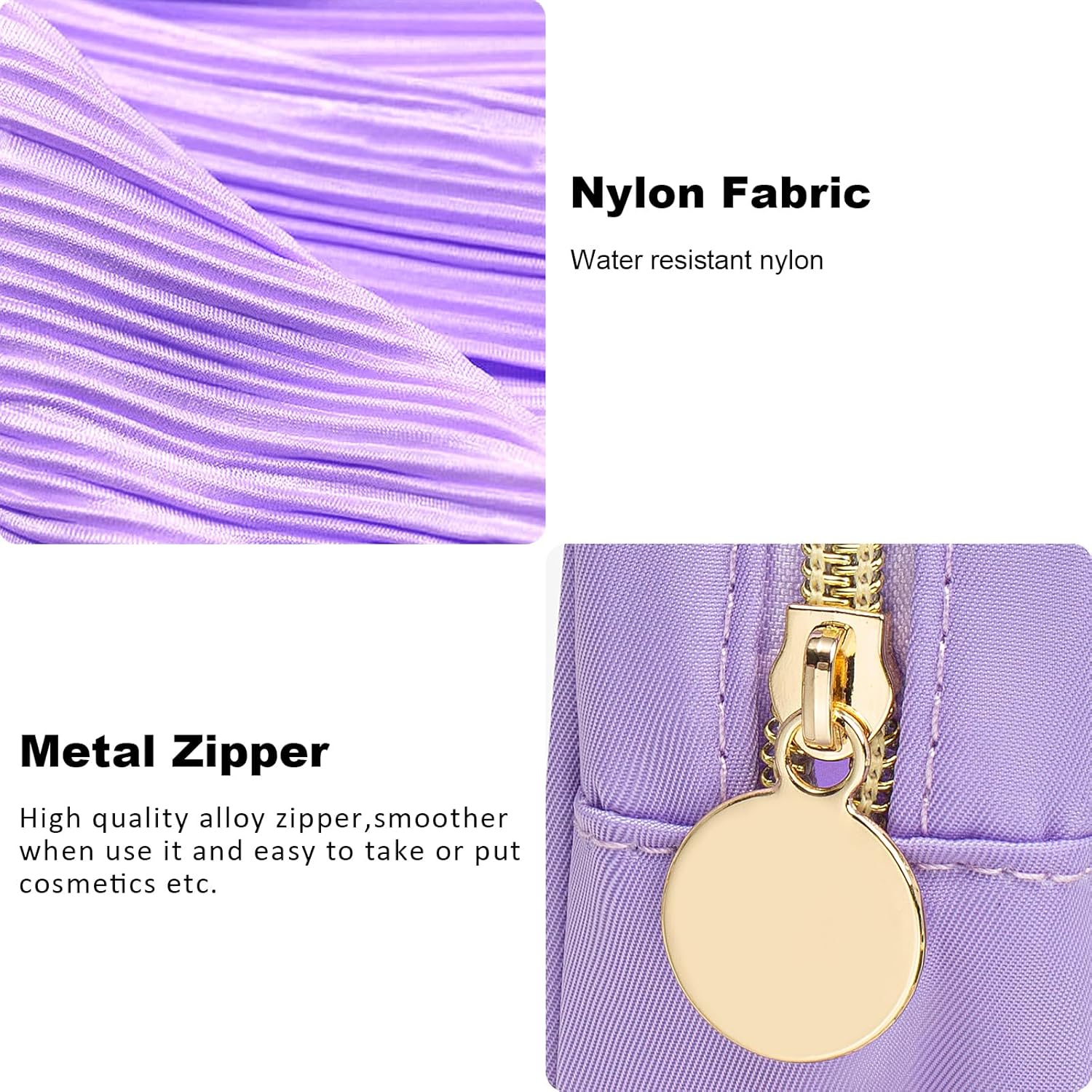 DDPOND Small Clear Makeup Bag for Purse,Clear Toiletry Bag TSA Approved Toiletry Bag Travel Makeup Bag Pouch Car Accessories Travel Essentials for Women Girls(Large Yellow) image number 1