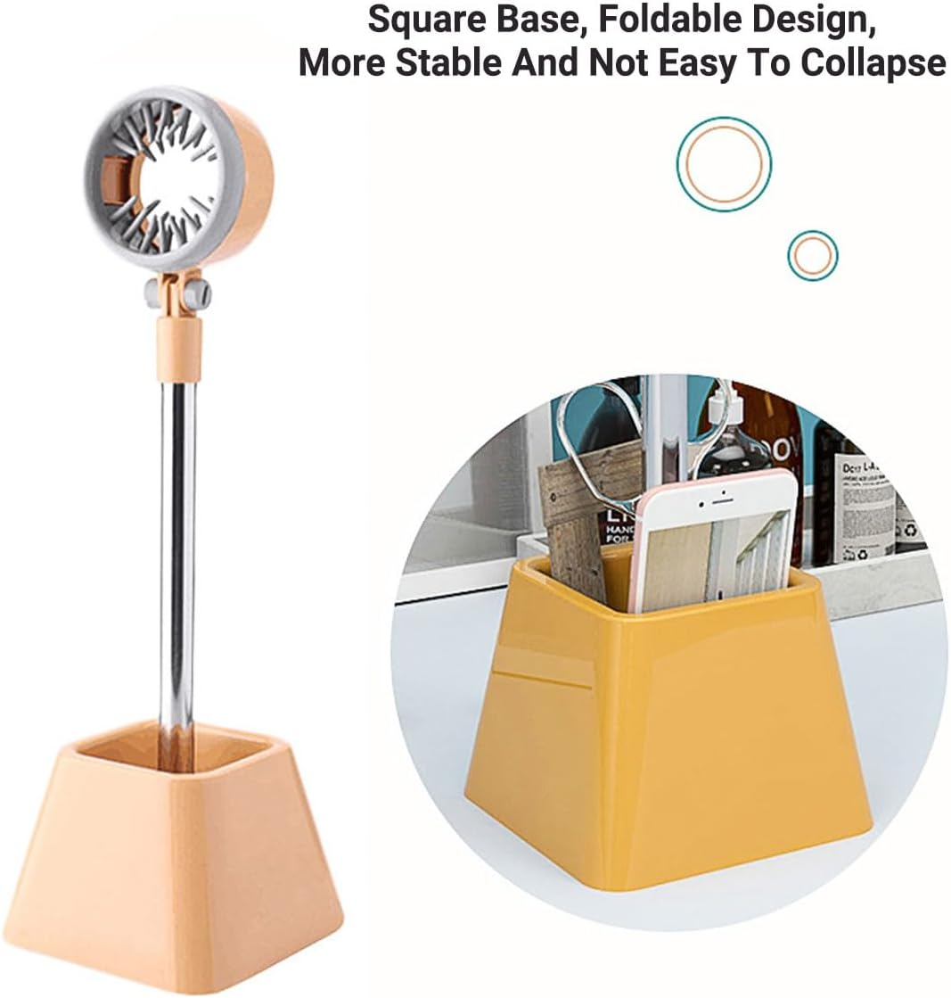 Adjustable Pet Hair Dryer Stand with 180&deg; Rotating Holder, Hands-Free Hair Drying for Dogs and Cats, Stable Base, Flexible Grooming Rack for Pet Bathing and Grooming image number 3