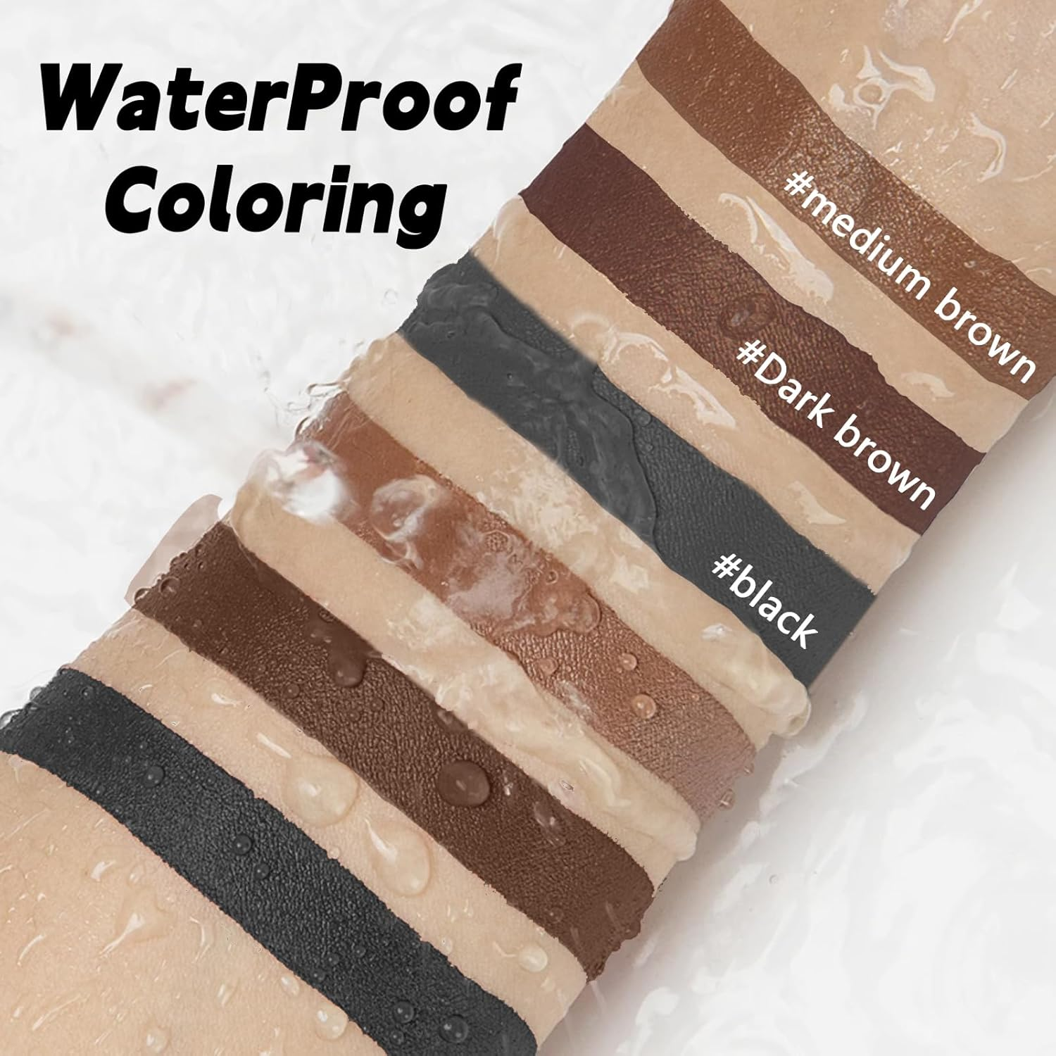 HAIOLORPRO Root Touch up Hair Color Dark Brown, Root Cover up Stick Water-Resistant for Women Scalp Concealer, Hair Touch up for Roots, Gray Hair Cover Up, Hair Mascara for Gray Hairr, 15G/0.53Oz image number 2