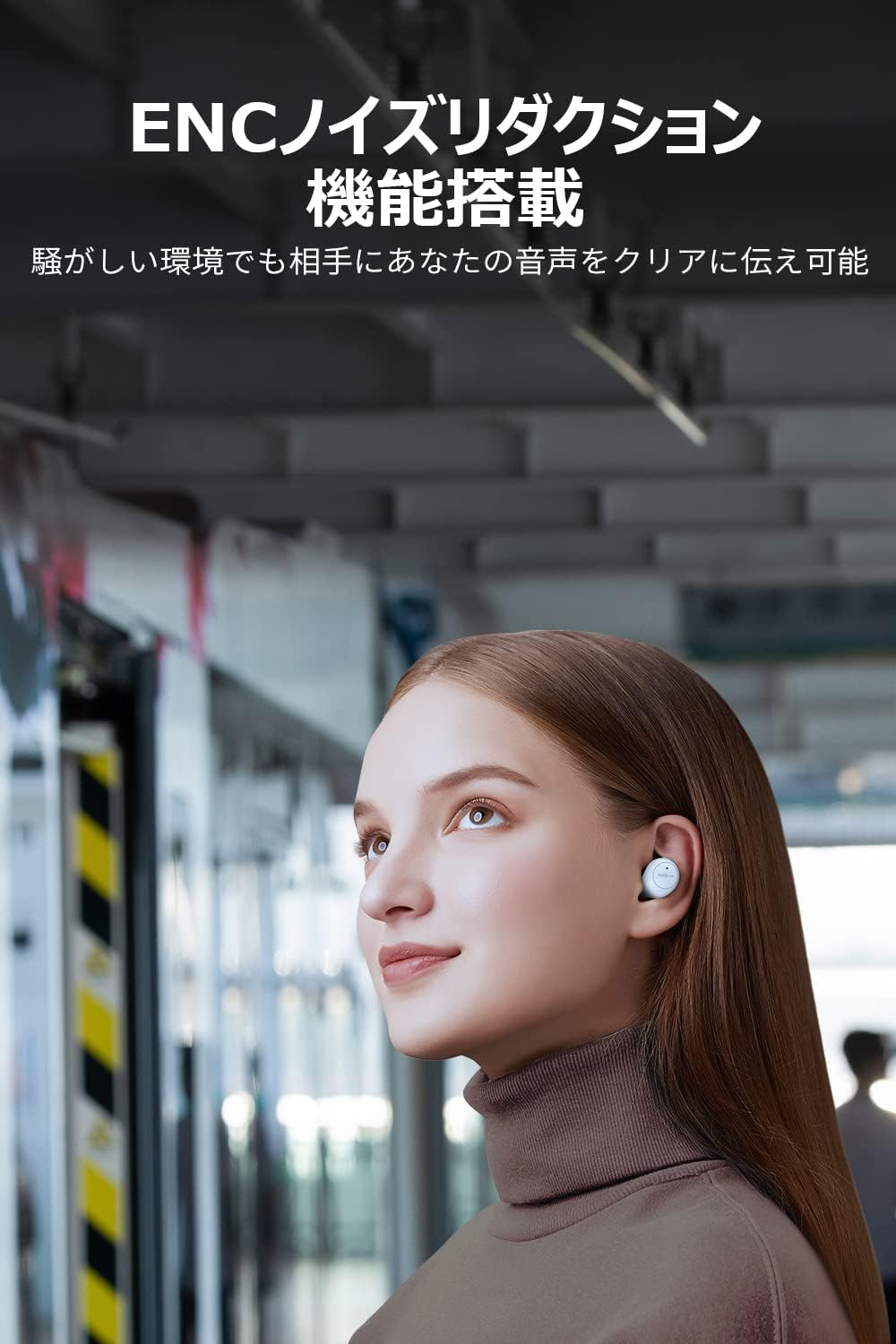 Nokia Essential Wireless Earbuds Bluetooth 5.2 with Mic Fully Wireless Bluetooth Earphones, ENC Noise Reduction, Hands-Free Calling, up to 24 Hours Music Playback, Lightweight, White