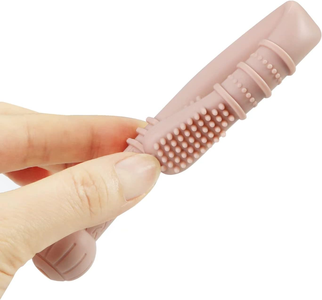 Pandaear Baby Teether Tubes| 6 Pack Soft Silicone Chew Straw Teething Toy for Infant Toddlers, Dishwasher Safe image number 1