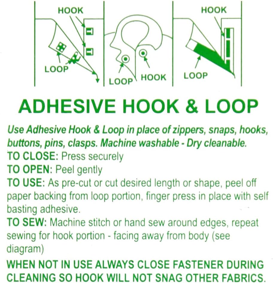 Sullivans Stick-On Hook and Loop Dots, 19 Mm Size, Black image number 2