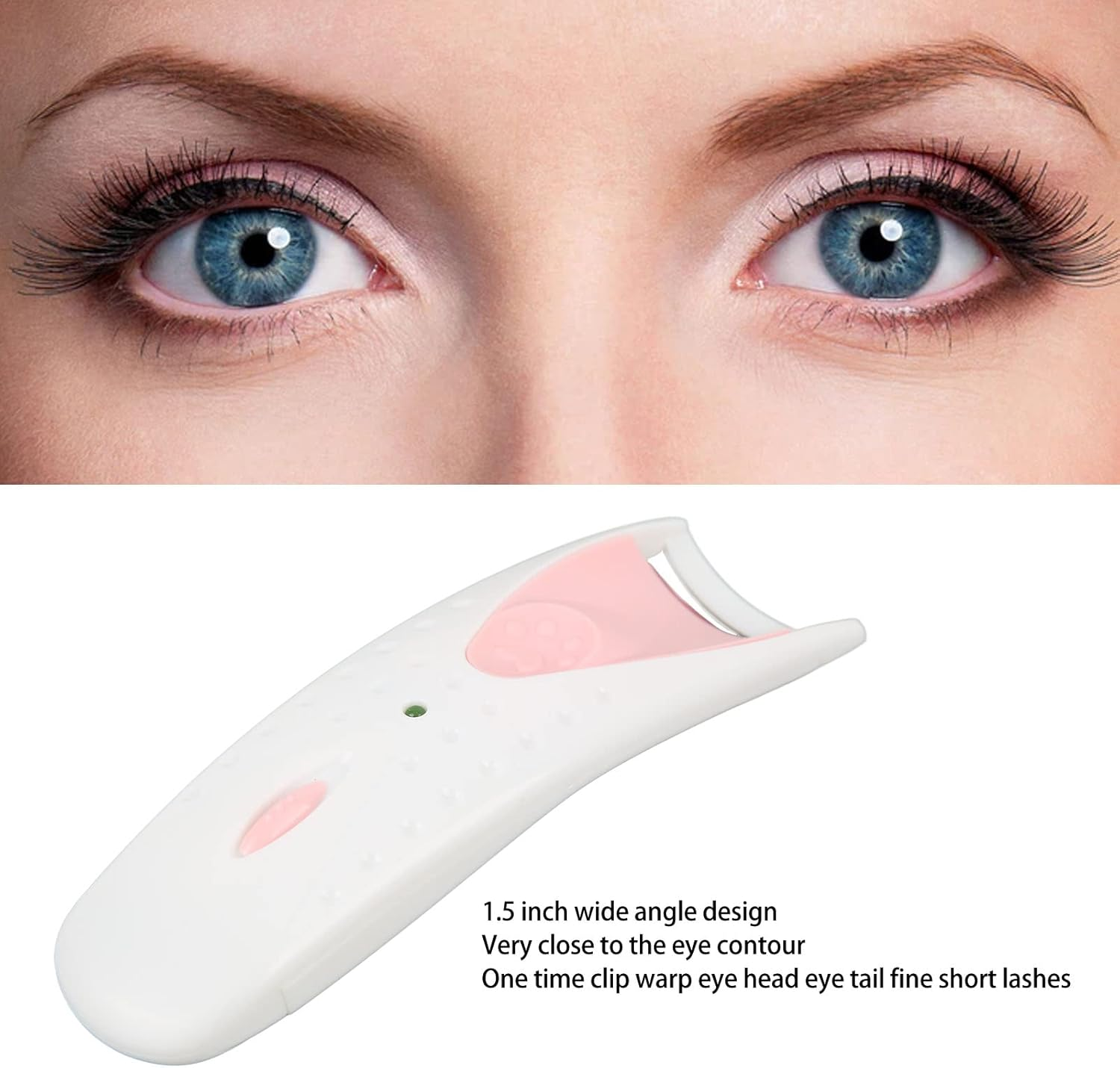 Marhynchus Heated Eyelash Curler, USB Rechargeable Electric Curler for Quick Curling, 24 Hours Lasting, Wide Angle Design image number 6