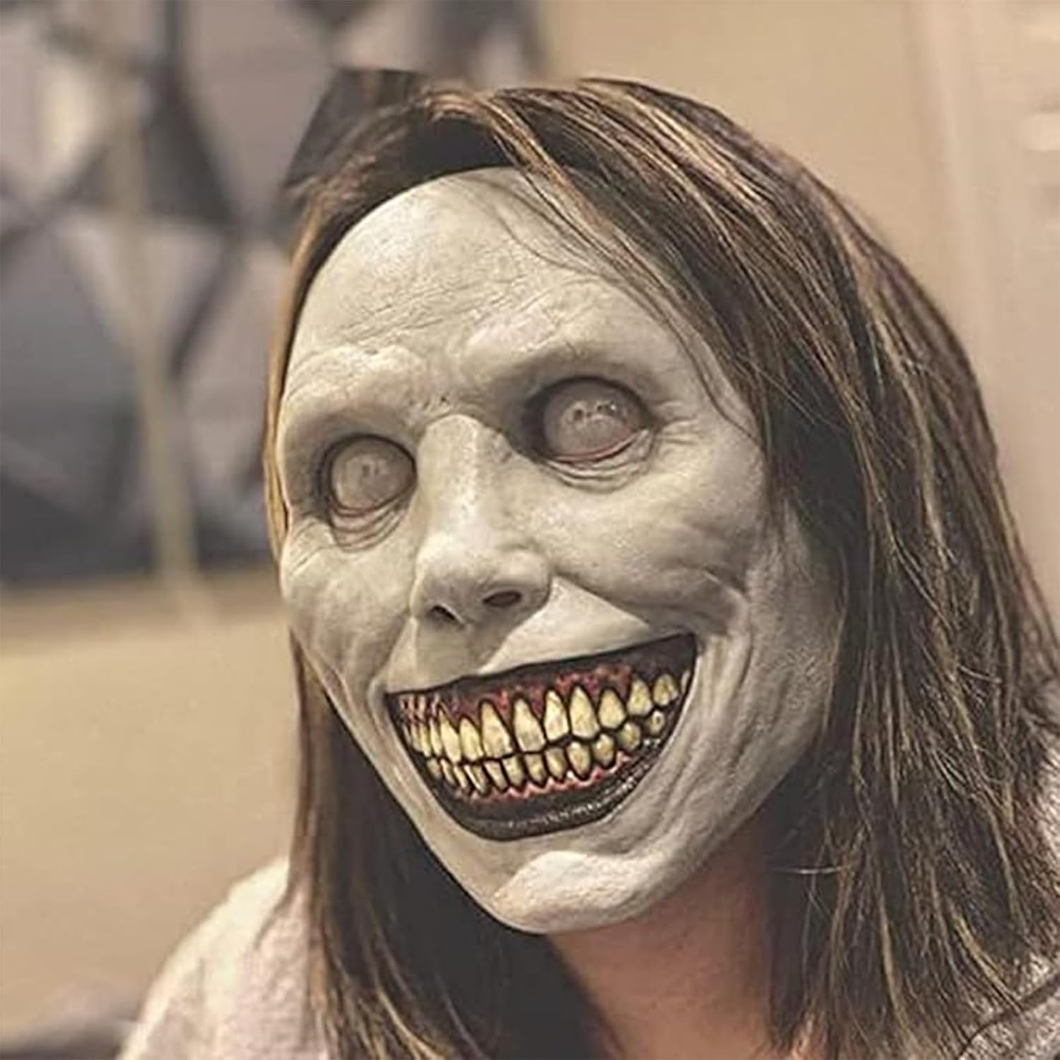 Halloween Mask, Scary Mask for Adults, Scary Halloween Mask, Halloween Horror Decor, Cosplay Costume Props, Halloween Party Decorations Props image number 2