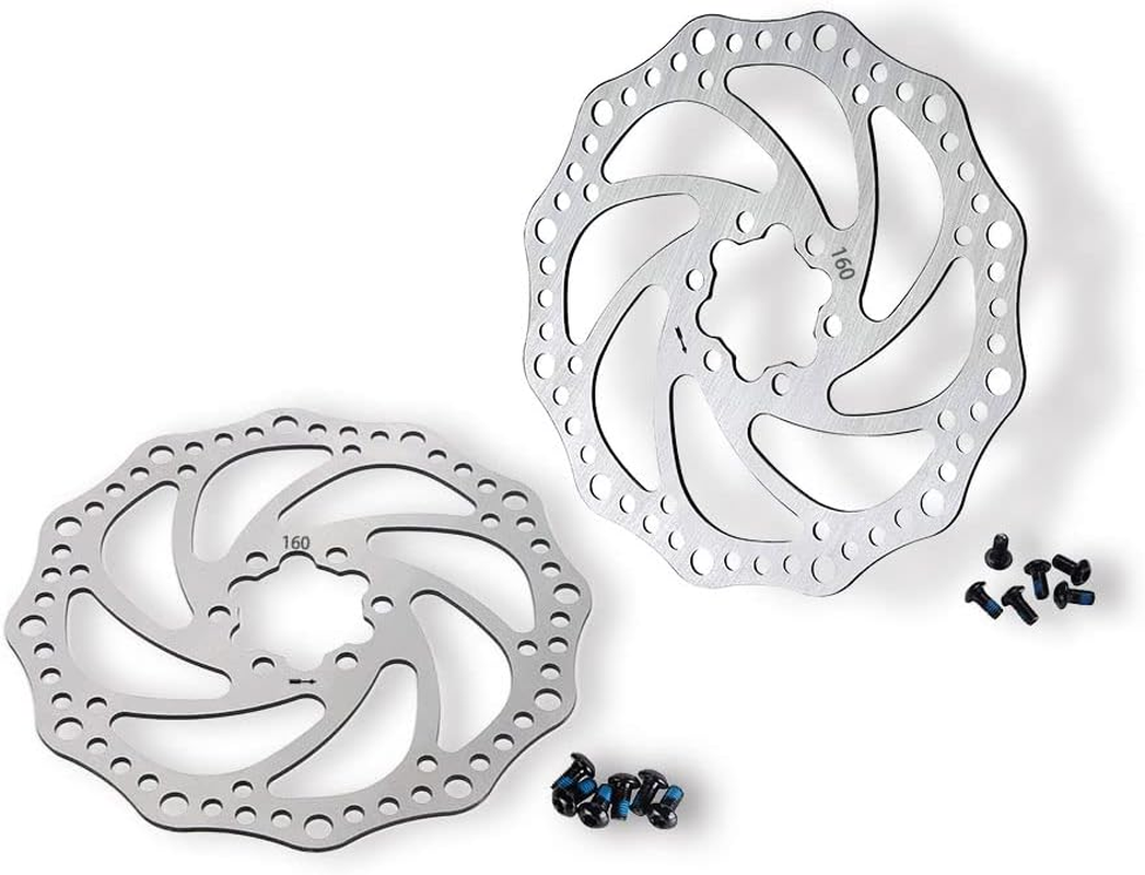 XYT WORLD 2Pcs 160Mm Bicycle Disc Brake Rotor for MTB Mountain Bike Road Bicycle with 12 Bolts Front and Rear AU image number 1