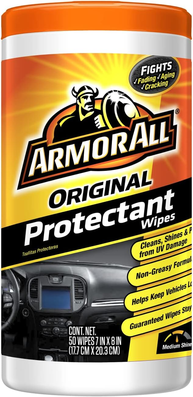Armor All Car Protectant Refill, Car Interior Cleaner with UV Protection, 1 Gal Each, 4 Pack - 1 Count (Pack Of 50)
