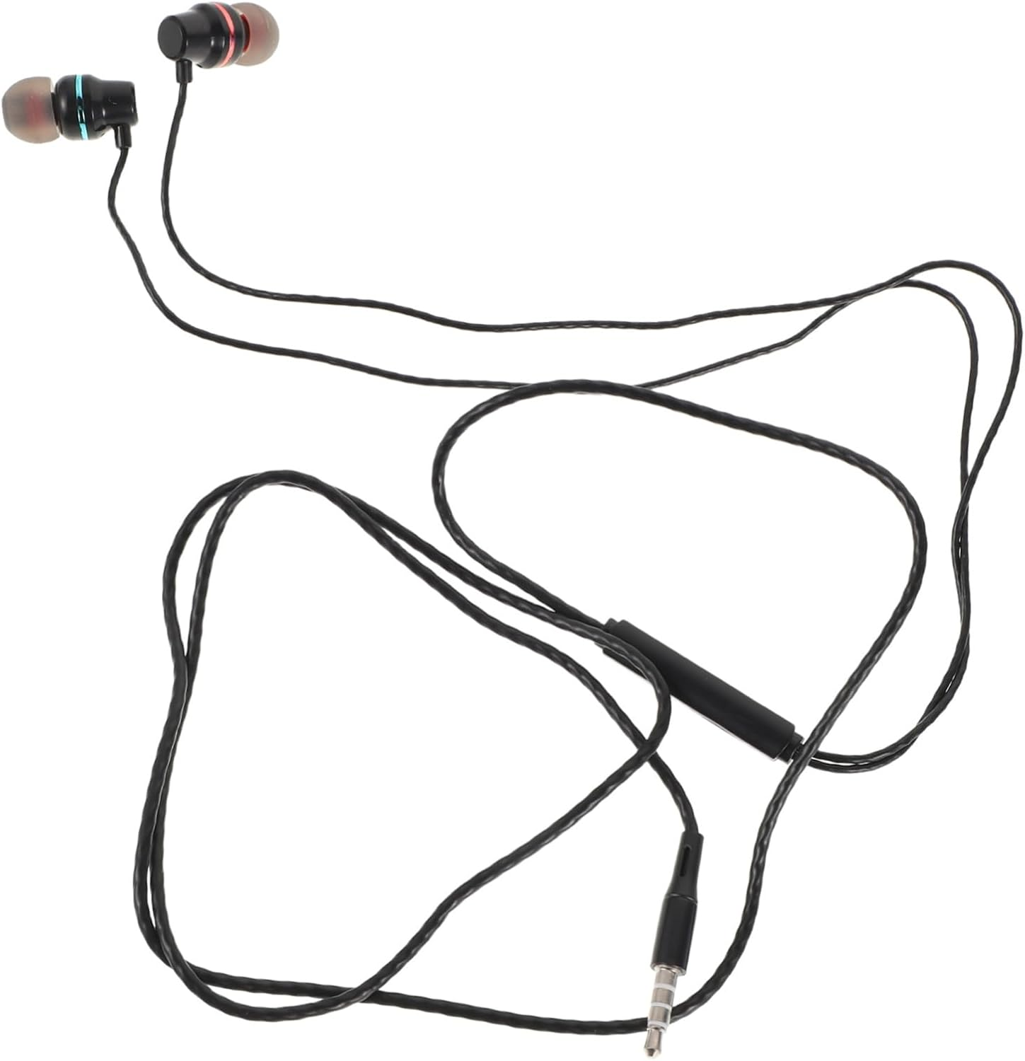 MOLUCKFU Ear Wired Headphones with Mic and Volume Control Compact Lightweight Earbuds Compatible with Smartphones Tablets Laptops Sound Durable TPE Design image number 1