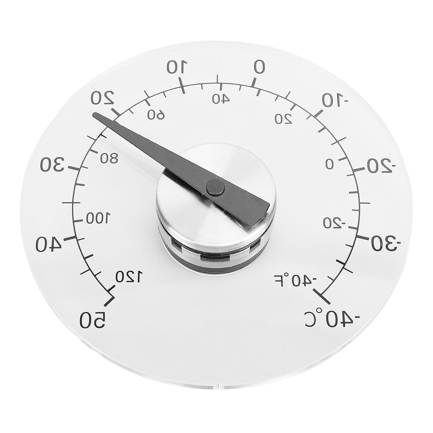 Outdoor Weather Thermometer Sensitive Dual Metal Components Wide Range Measurement -40℃ to 50℃ for Porch Yard image number 3