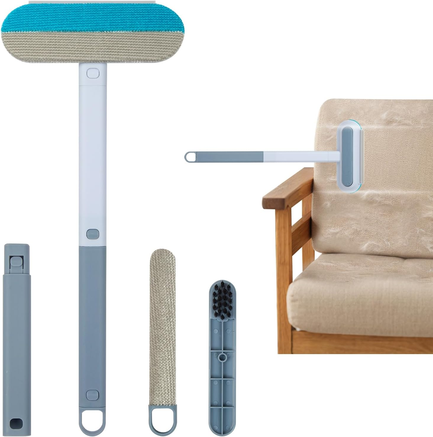 KIYILEAF Reusable Pet Hair Remover for Dogs & Cats, Washable Lint Cleaner for Furniture, Couch, Carpet, Car Seat, Clothing, Bedding image number 6