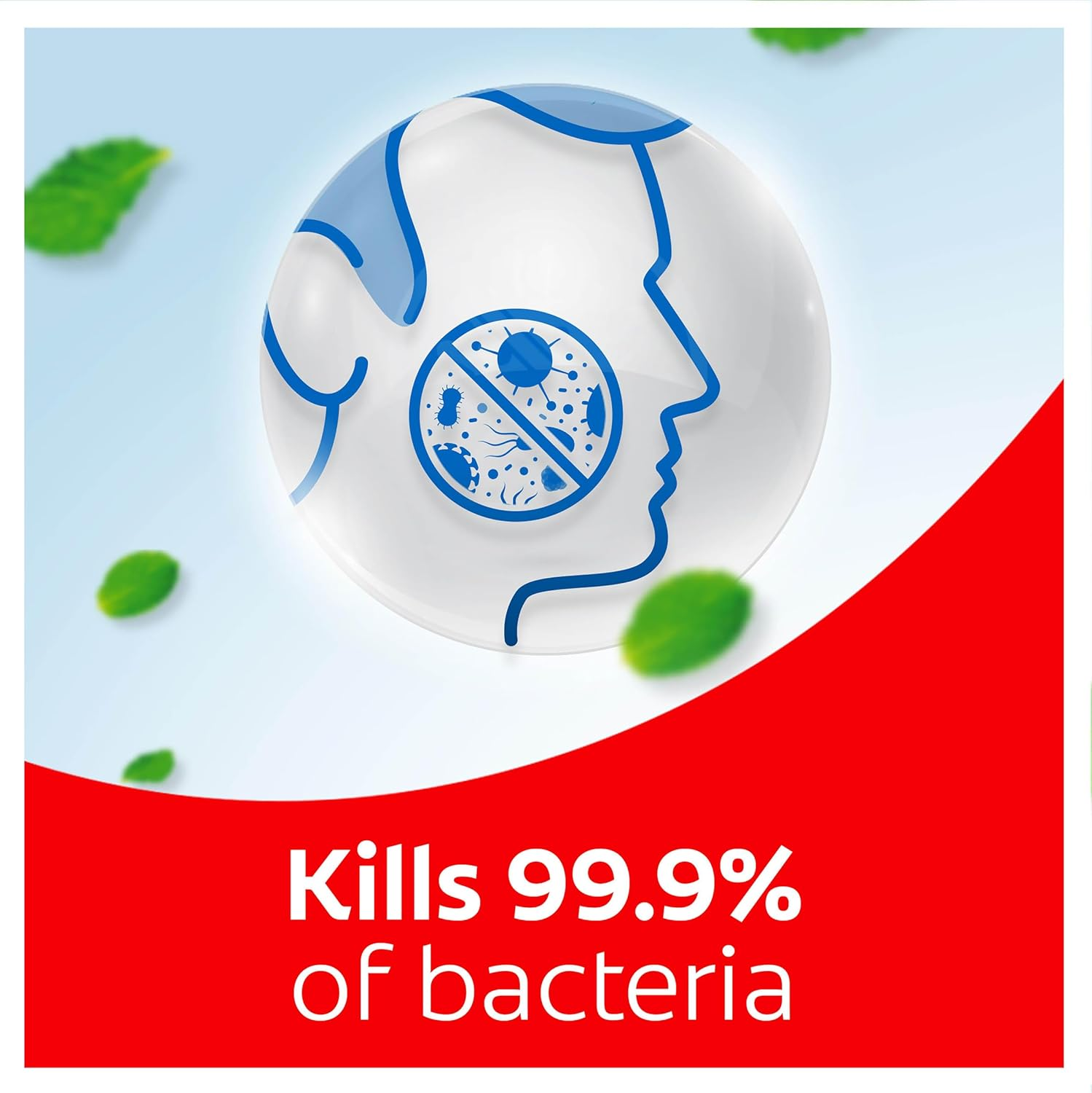 Colgate Plax Antibacterial Mouthwash 500Ml, Peppermint, Alcohol Free, Bad Breath Control image number 6