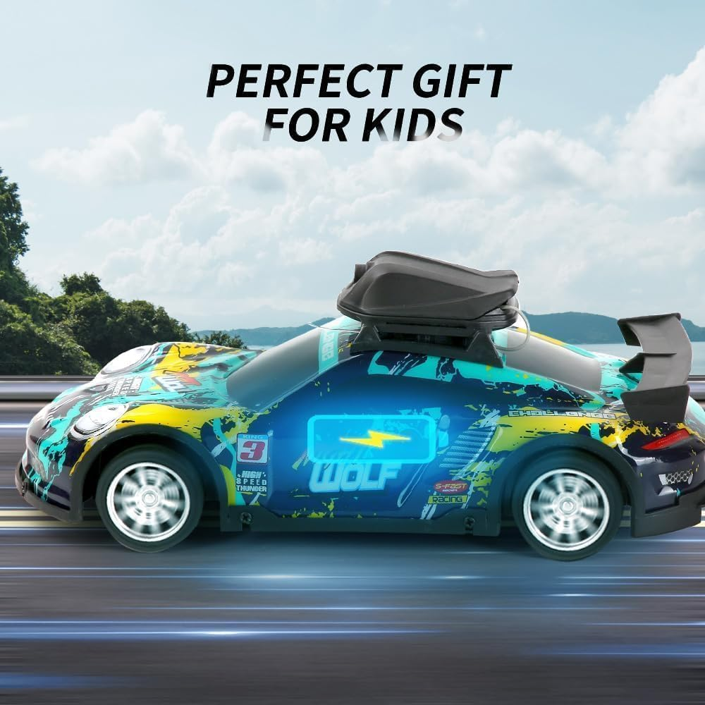 B-Qtech Remote Control Car with Camera, 2.4Ghz Remote Control Drift Car APP Control, RC Camera Racing Car Graffiti Off-Road Vehicle image number 5