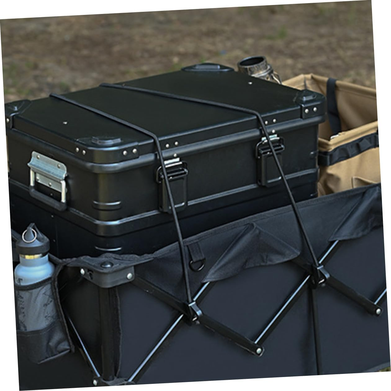 VERDANVERSE Heavy Duty Elastic Bungee Cord with Carabiner Hooks for Outdoor Camping Hiking Climbing Multipurpose Stretch Strap for Tent Fixation and Luggage Securing image number 2