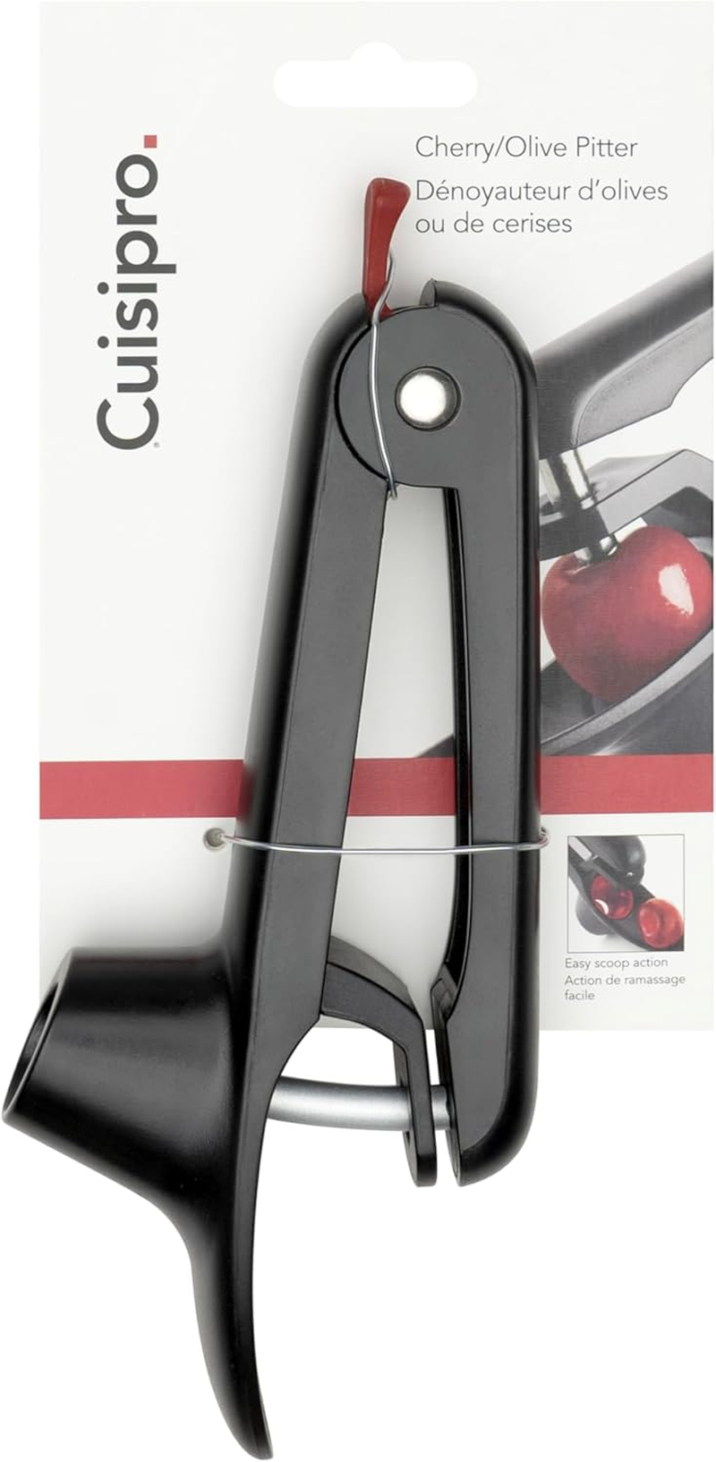 Cuisipro 747151 Gadgets and Tools Cherry/Olive Pitter, Black