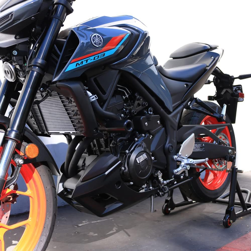 Shogun USA Made Yamaha MT-03 MT 03 MT03 2016 2017 2018 2019 2020 2021 2022 2023 2024 2025 NO CUT Complete Kit Includes Bar Ends Swing Arm Spools and Frame Sliders Black - 755-6149