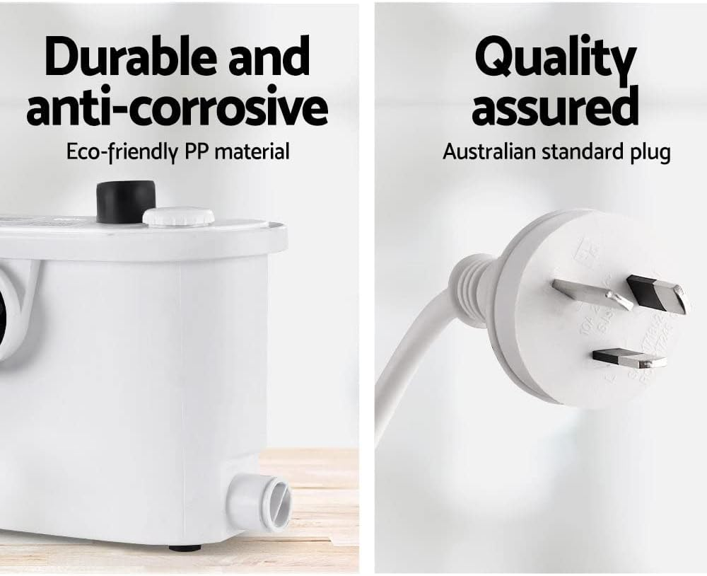 GIANTZ Macerator Sewerage Pump Waste Toilet Sewage Water Disposal Marine Clean