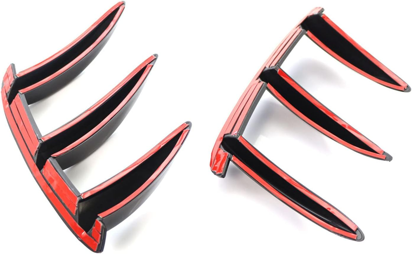 RAYWE 1 Pair Car Rear Lip Bumper Canards Vents Replacement for Mercedes Benz W176 A200 A250 A45 AMG