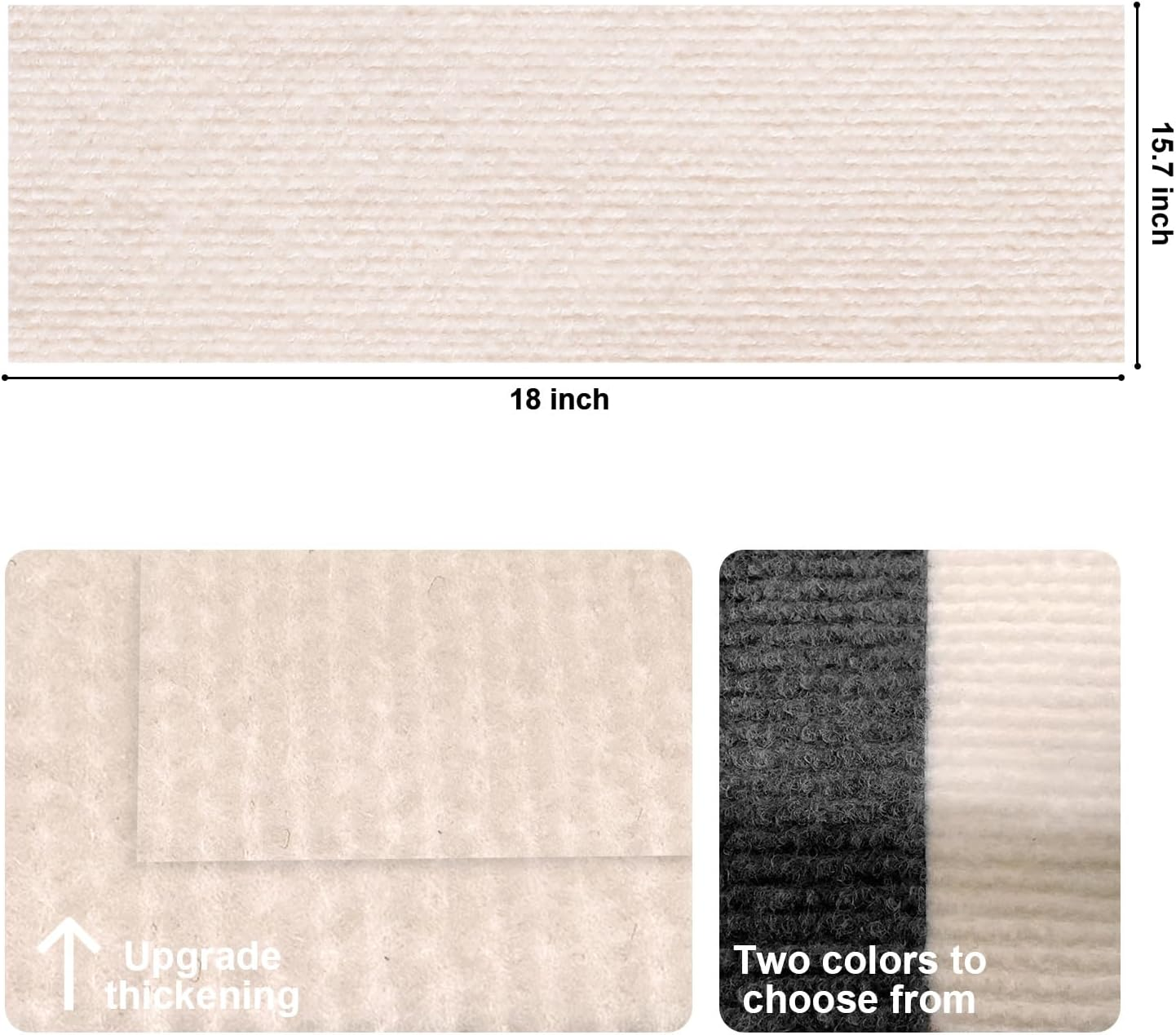 Furniture Pet Protectors Sofa Protector for Cats Couch Corner Protectors for Cat Scratch Furniture Protector Corner Beige 15.8"&times;23.6" image number 2