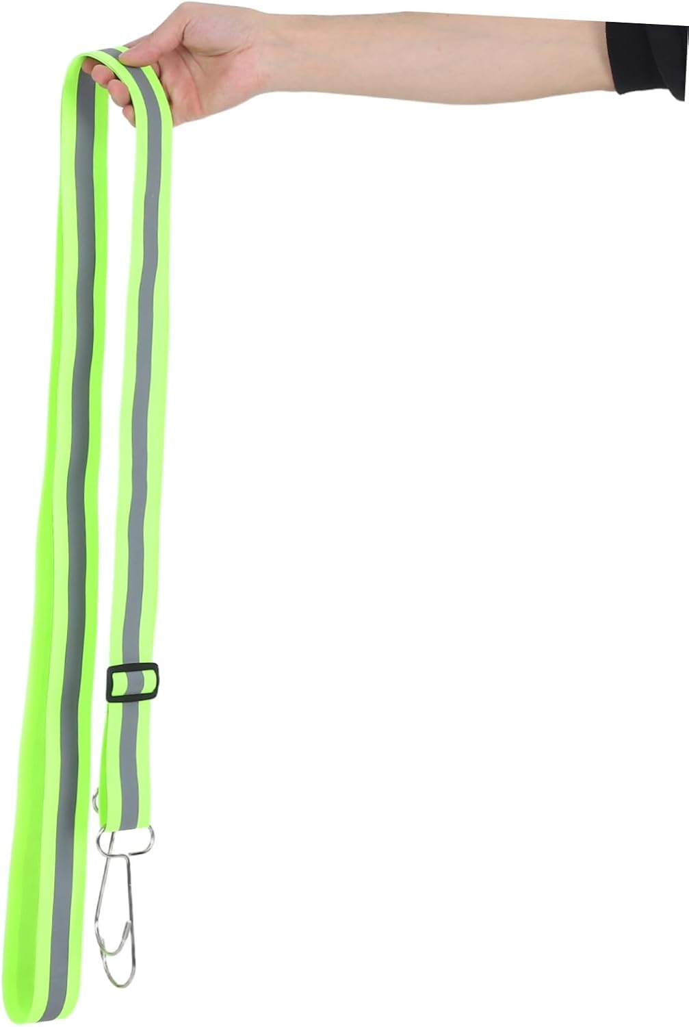 Cabilock Reinforced Adjustable Elastic Reflective Tape for Car Covers Portable Safety Webbing Strap with High Visibility Night Protection Fits Various Vehicle Easy Installation image number 2