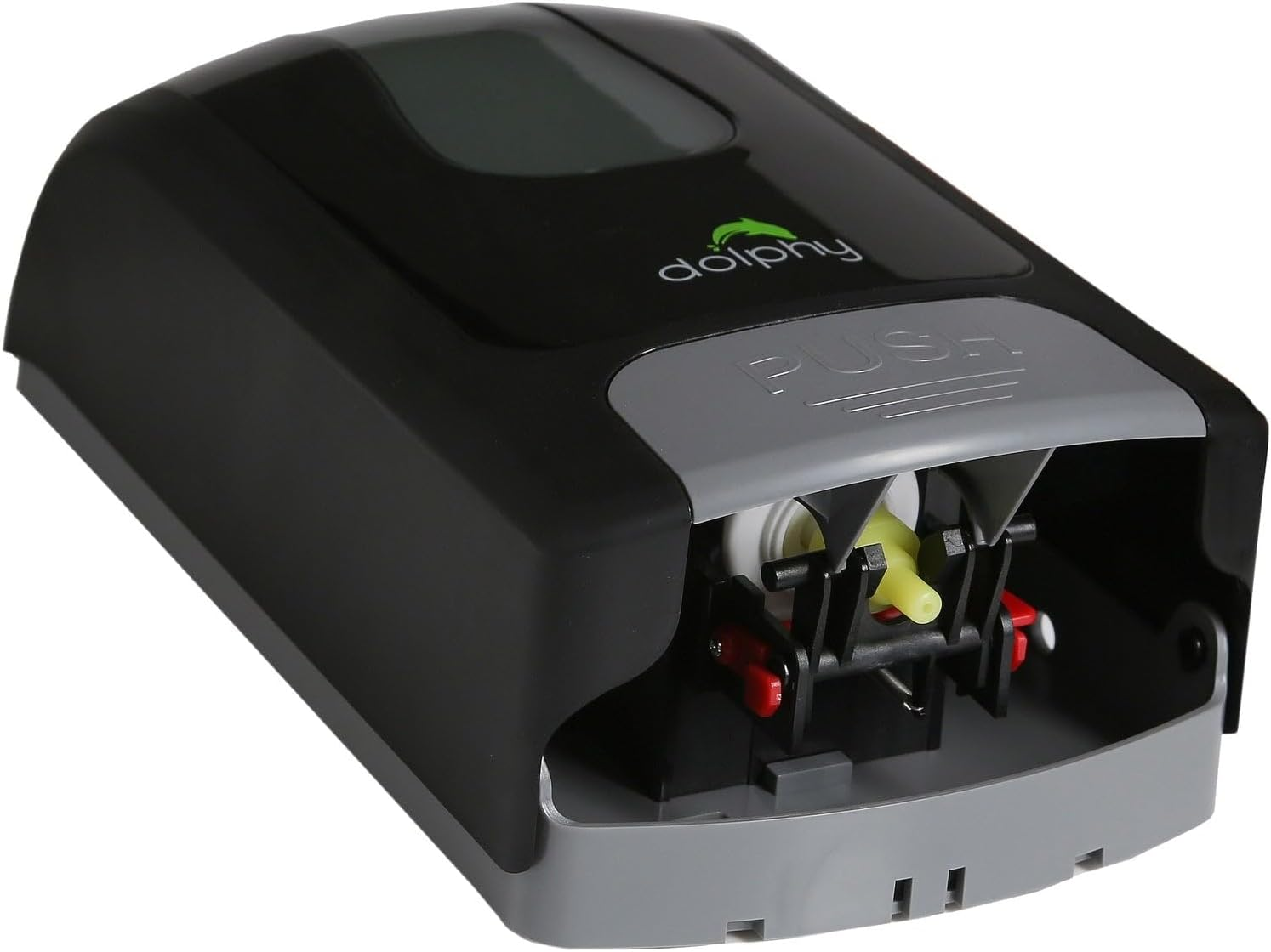 Dolphy 1000ML Manual Foam Dispenser - Refillable Black ABS Plastic, Lockable, Wall Mounted for Liquid Soap, Shampoo, Conditioner, Lotion & Foam Sanitizer image number 2