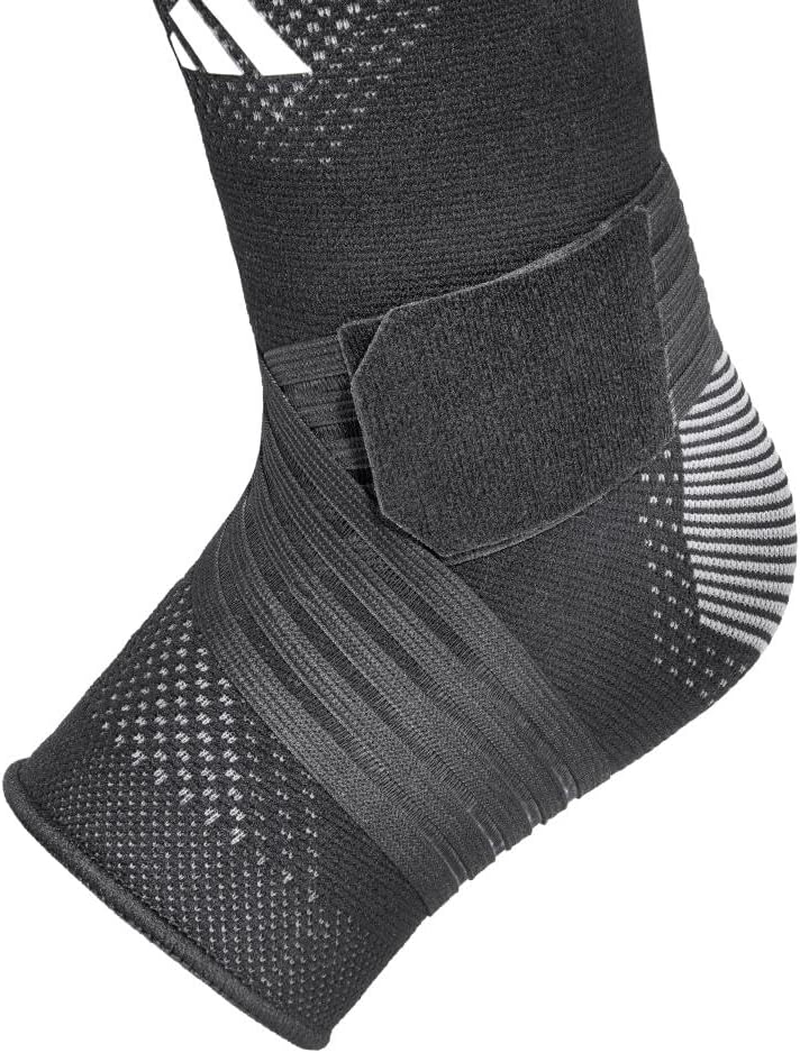Adidas Aeroready Ankle Support - Ergonomic Compression Sleeve with Side Stabilisers, Silicone Inlays and Sweat-Wicking Material for Secure Fit and Breathable Performance, (Extra Large)