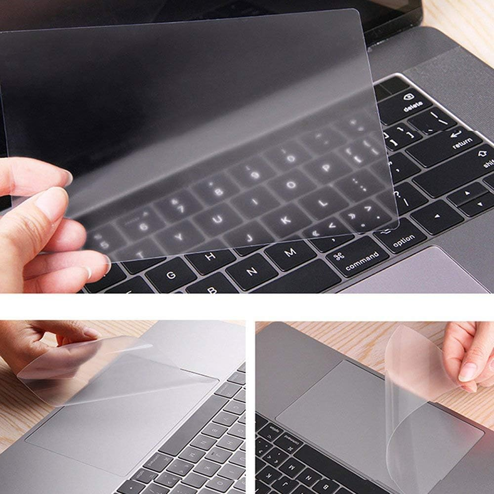 2PCS Macbook Pro 14 Trackpad Protector Cover for 2024 2023 2022 2021 M4 M3 M2 M1 Pro/Max Macbook Pro 14 Inch A3401 A3112 A3185 A2442 A2779 A2918 A2992 Clear anti Scratch Touchpad Skin Accessories