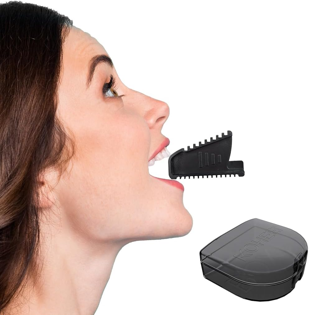 KOHEEL LR Jaw Relief Device for TMJ Pain, Jaw Tension, Teeth Grinding & Clenching, Headaches, and Limited Jaw Mobility &ndash; Passive Stretching Solution for Jaw Muscle Relaxation (1 Pack) image number 5