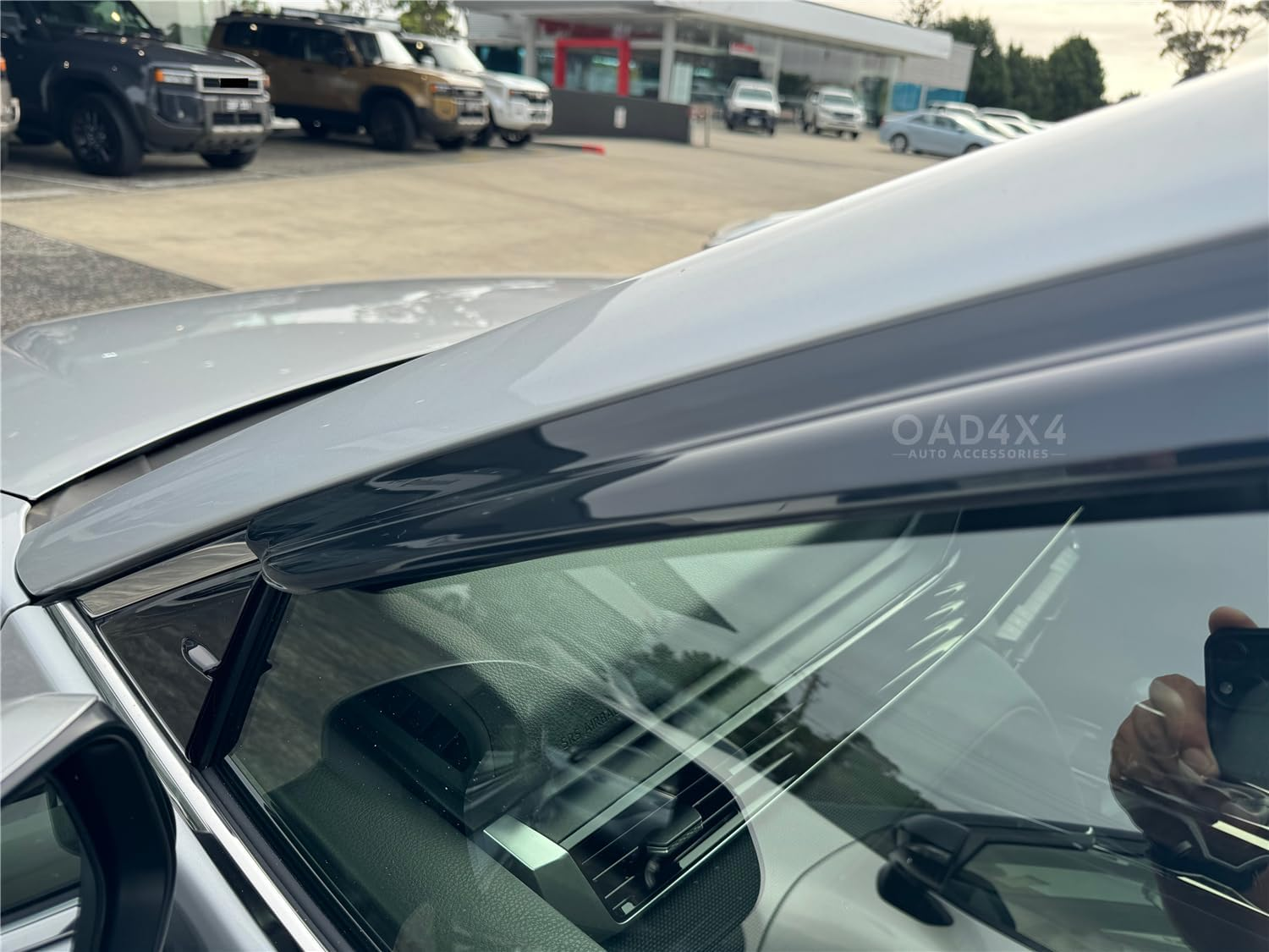 OAD4X4 Weathershields Compatible with Toyota Camry 2024-Onwards, Weather Shields Window Visors Wind Deflectors Sun Rain Guard 4PCS Set image number 1