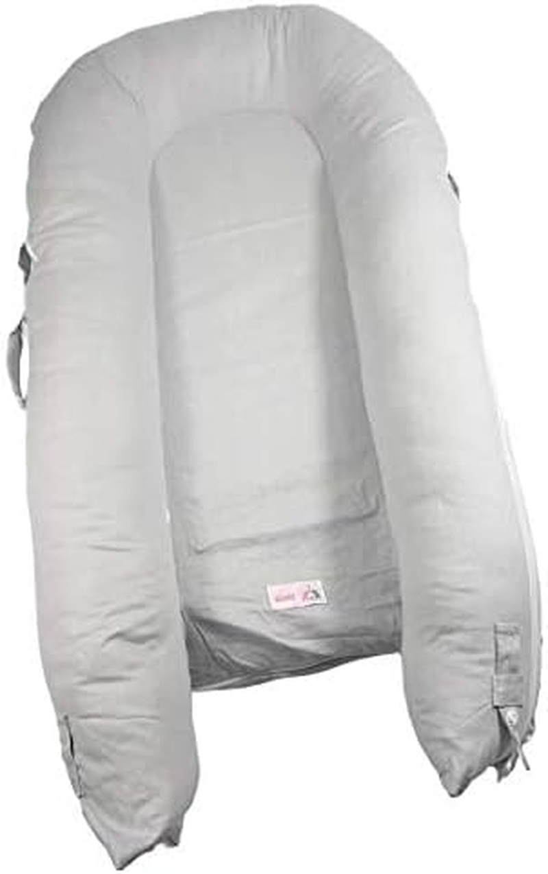 Baby Nest Cover [Fits Dockatot Deluxe+] (Mighty Grey) image number 4