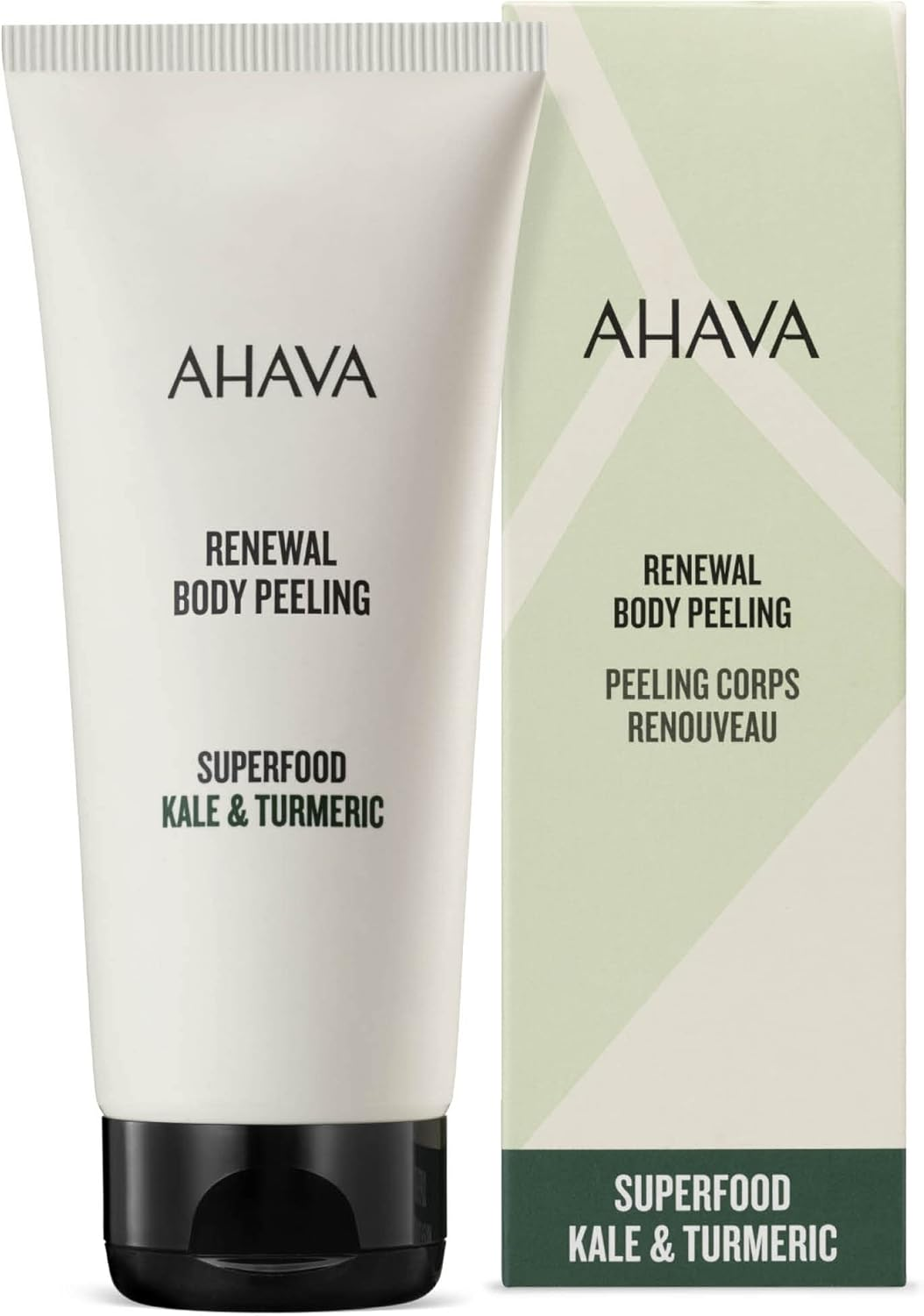 Ahava Superfood Kale & Turmeric Renewal Body Peeling 200Ml/6.8Oz