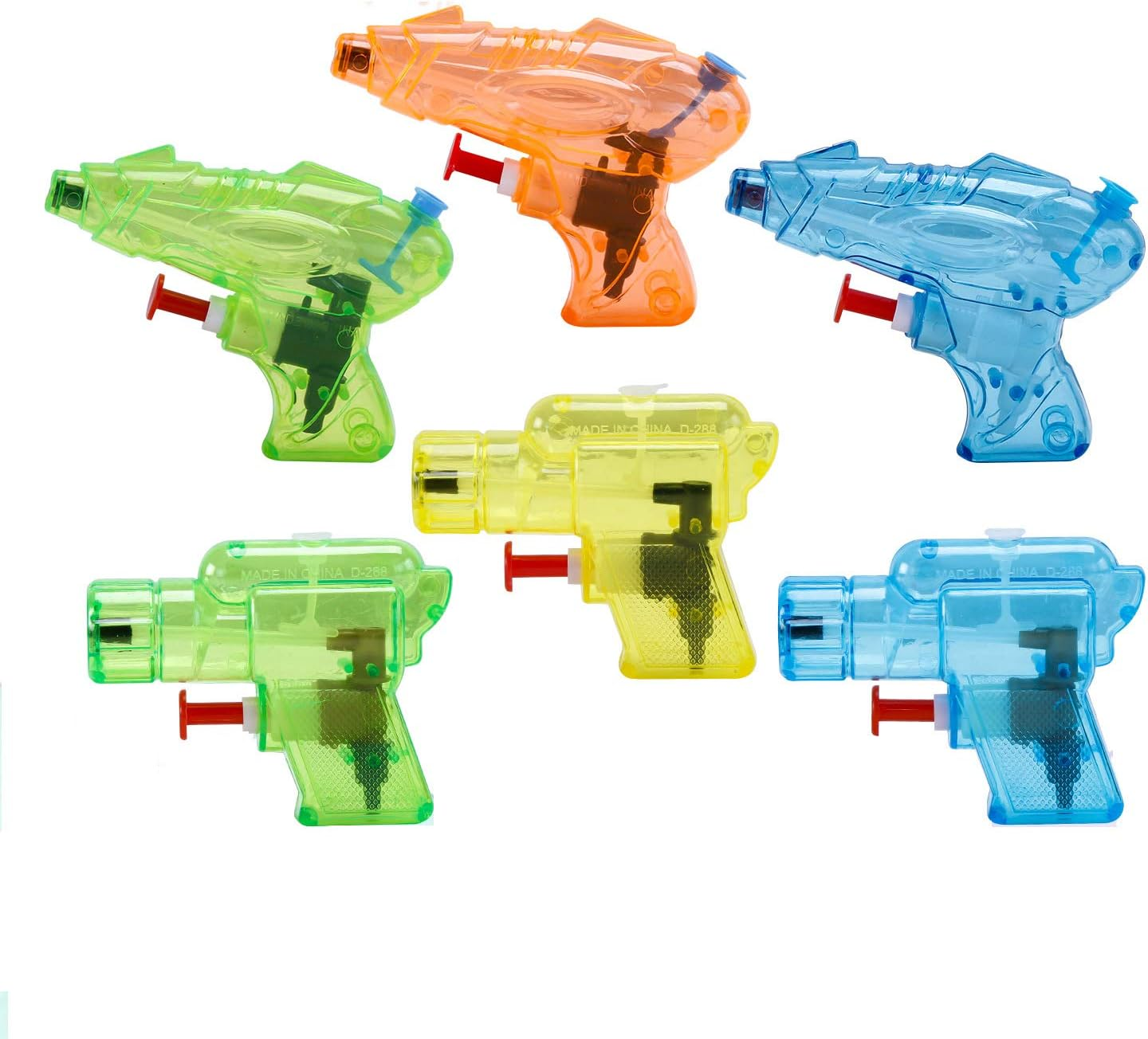 12 Packs Water Gun for Kids Squirt Toys Outdoor Beach Swimming Pool Game Summer Party Favor image number 2