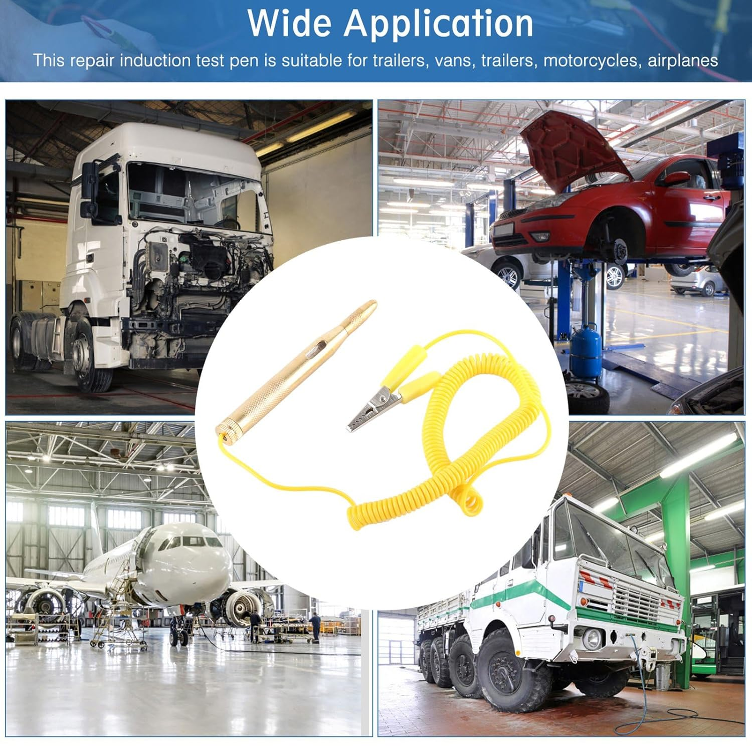 6-24V Car Voltage Tester Pen Heavy Duty Test Light for Auto Truck Electrical Circuits and Automotive Diagnosis image number 2