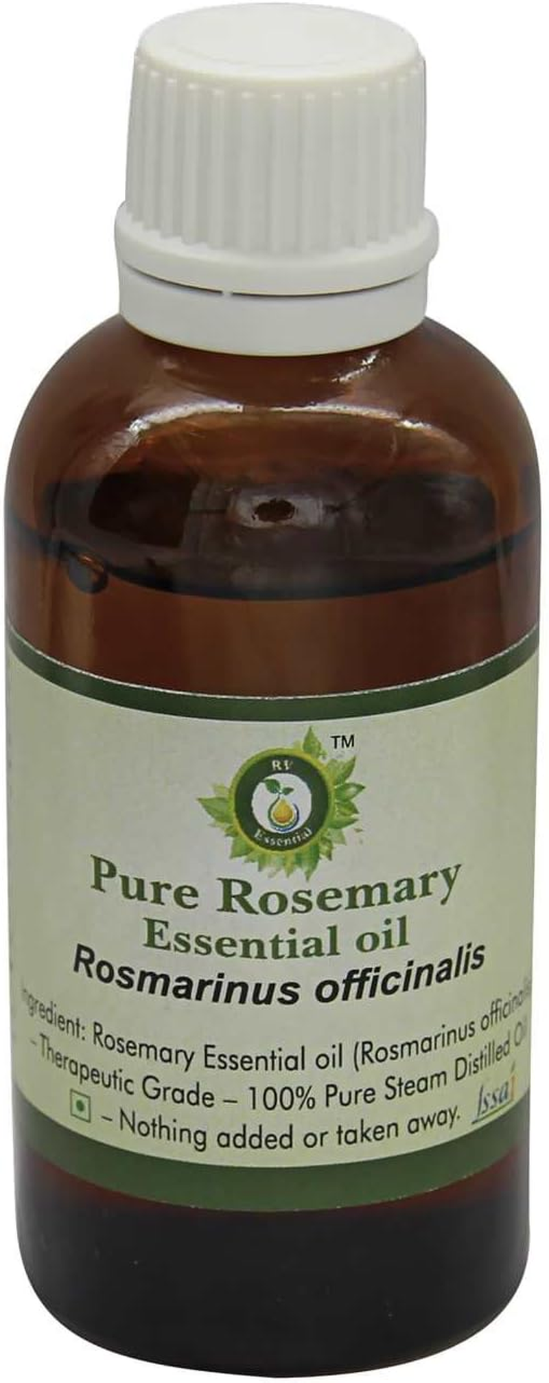 Rosemary Essential Oil | Rosmarinus Officinalis | Rosemary Oil | for Hair | for Body | Hair Oil | 100% Pure Natural | Steam Distilled | 1250Ml | 42Oz by R V Essential image number 1