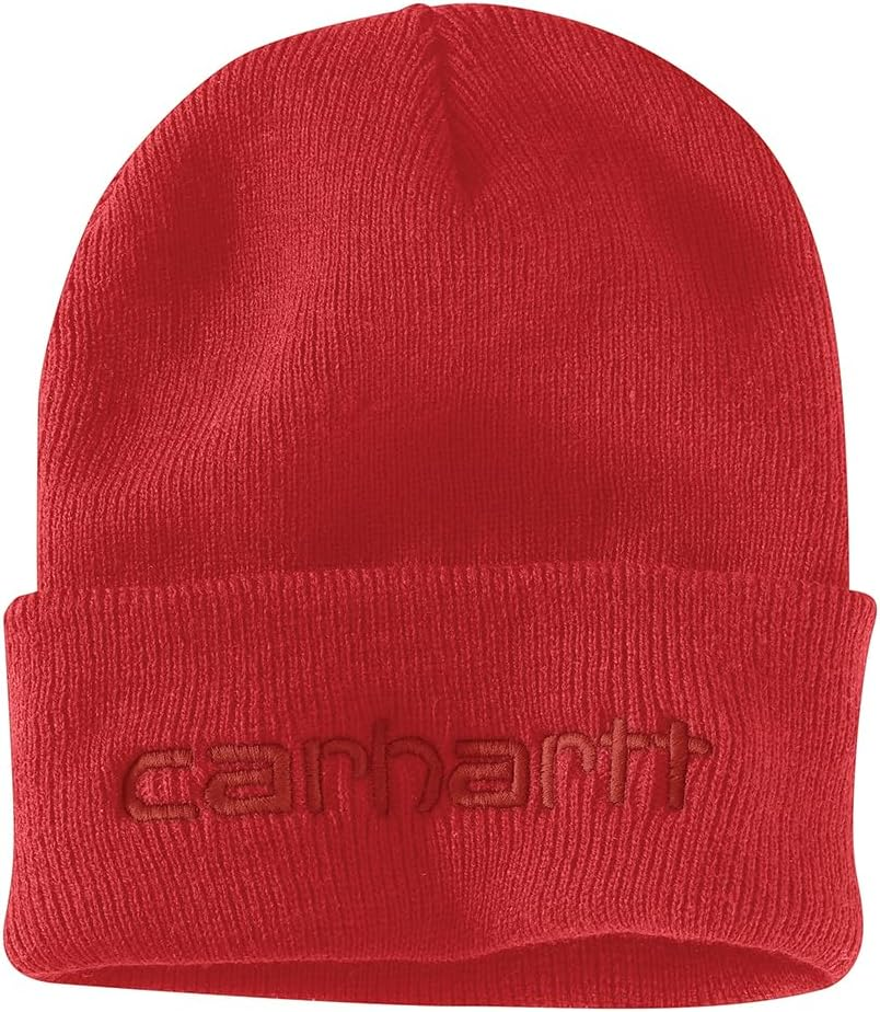 CARHARTT Men'S Knit Insulated Logo Graphic Cuffed Beanie - Lavender image number 2