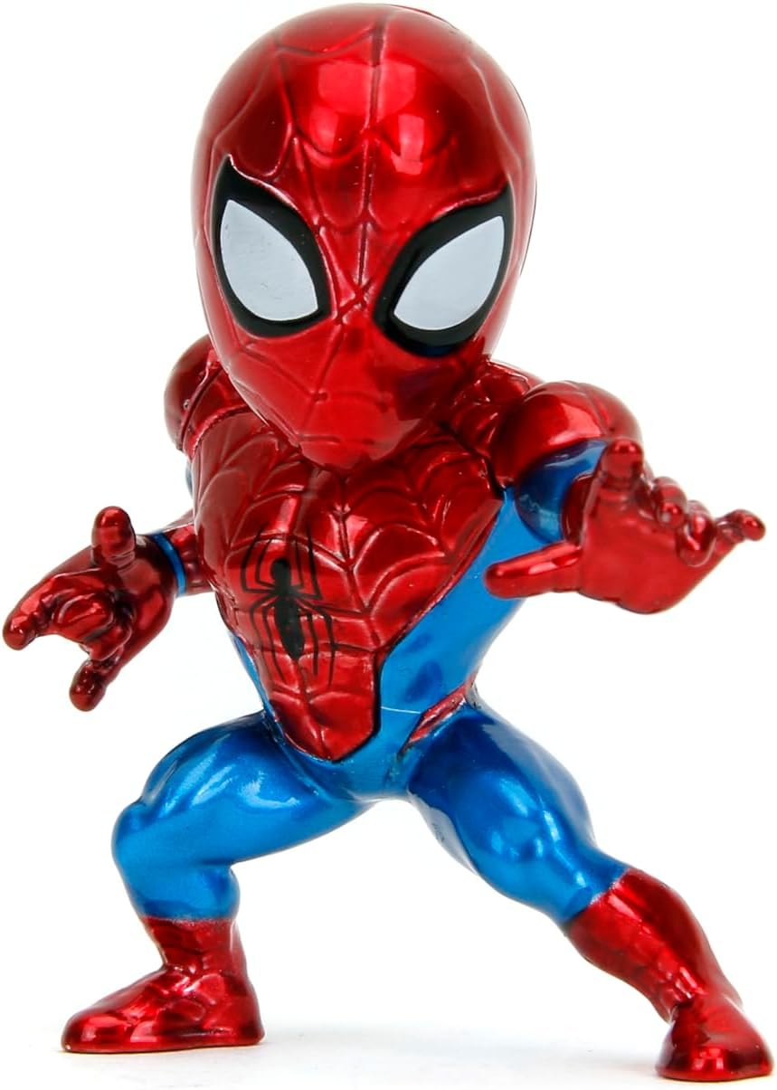 Jada Toys Marvel Comics Spider-Man Metal Action Figure, 2.5 Inch (Pack of 4) image number 4