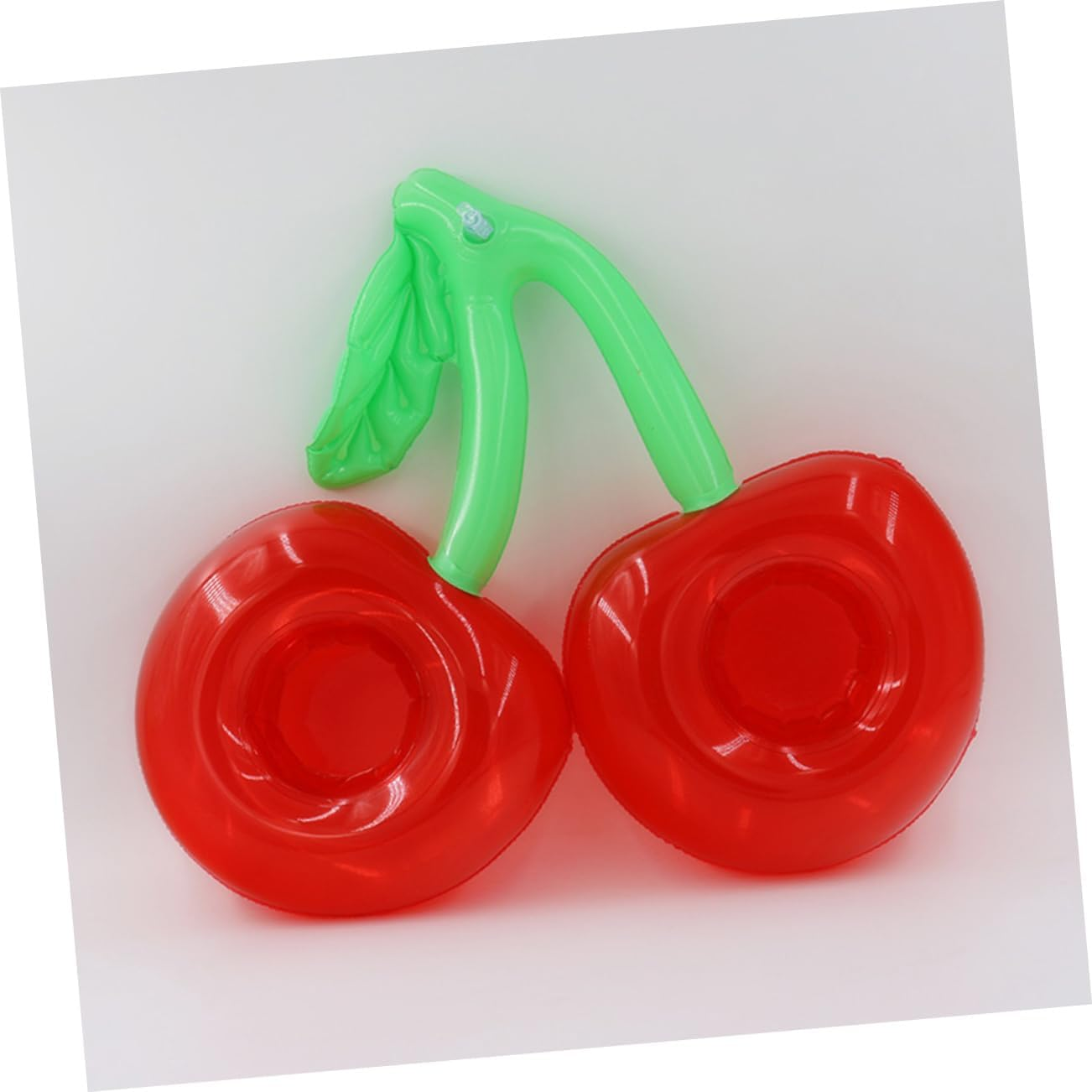 KICHOUSE Inflatable Cherry Drink Holder 2Pcs Floating Cup Holders for Pool Party Reusable Beach Pool Party Favor image number 2