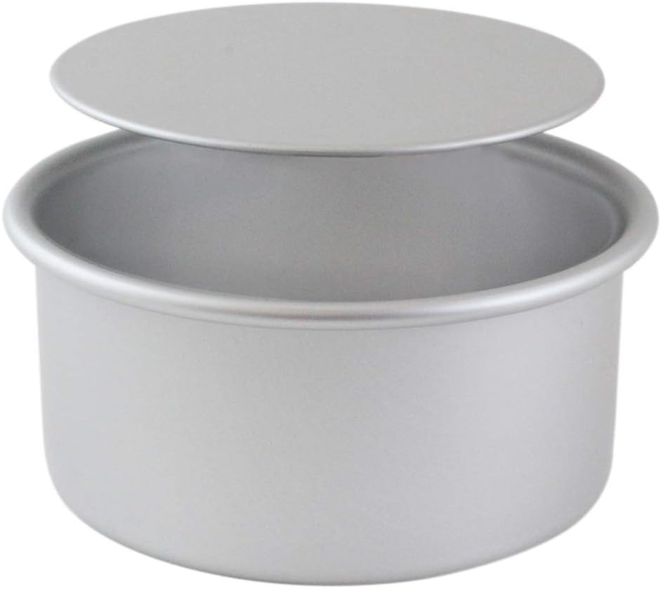 PME LBR073 Anodised Aluminium 3 Inch Deep round Cake Tin with Loose Base, 7" (178Mm) Silver image number 4