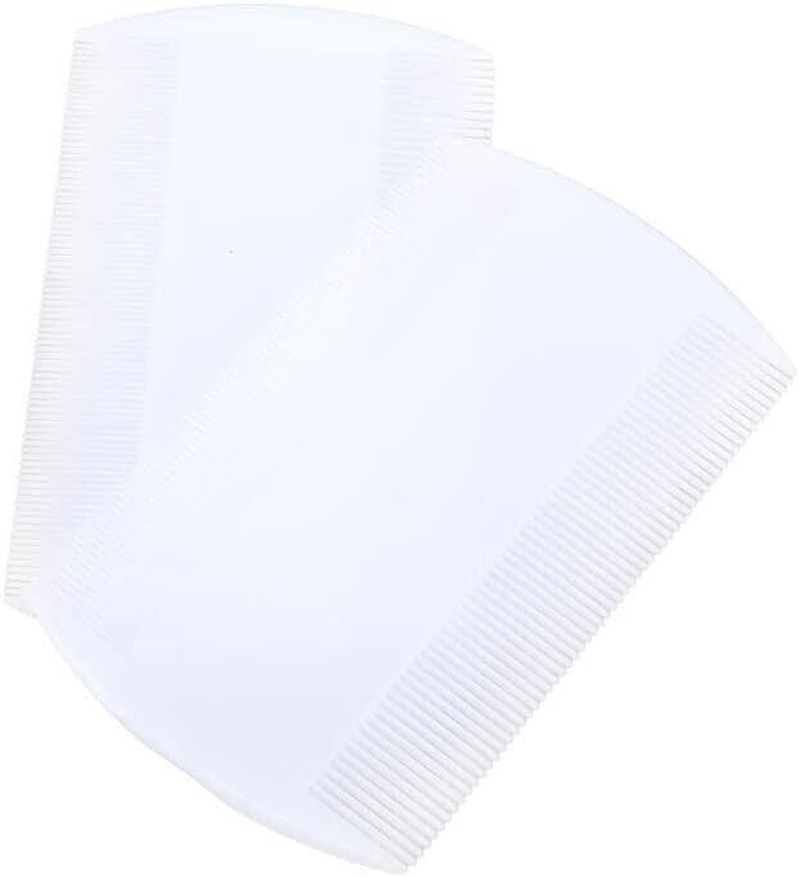 2Pc Head Lice & Egg Combs Plastic Flea Double Sided Nit Free Beauty Salon Hair image number 1