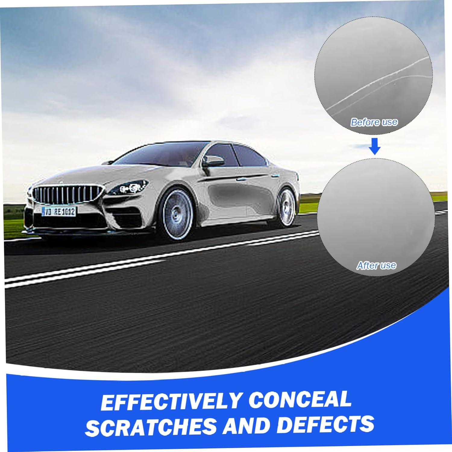 Touch up Paint for Cars, 2PCS Two-In-One Car Touch up Paint, Quick & Easy Solution to Repair Car Pen for SUV, Truck, RV Scratches, Grey- image number 4