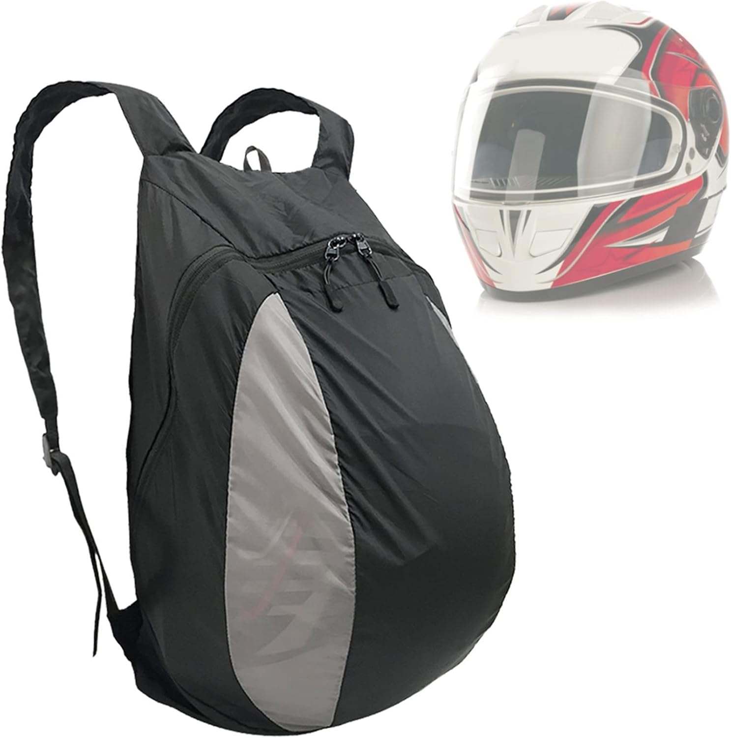 Motorcycle Helmet Backpack | Waterproof Travel Bag | Helmet Bag | Accessories and Gifts for Riders image number 2