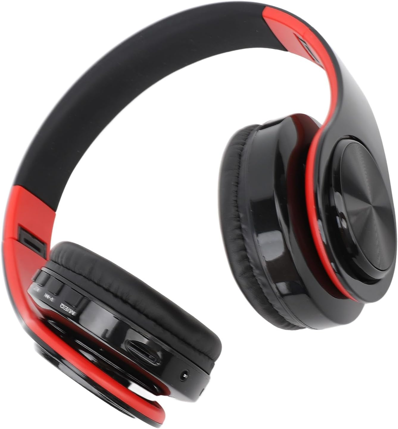 LICAEVEY Wireless Bluetooth Headphones, Low Latency, Foldable Portable Multifunctional Buttons Headset Earphone Built in Microphone for Music, Calls, Travel, Home, Cellphone, PC image number 2