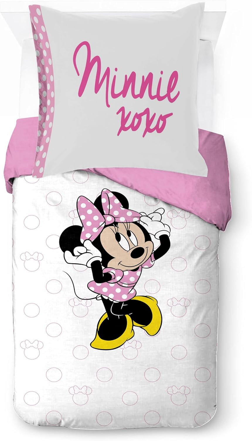 Jay Franco Disney Lilo & Stitch 100% Cotton Single Duvet Cover Set - Includes Pillowcase 80 X 80 Cm