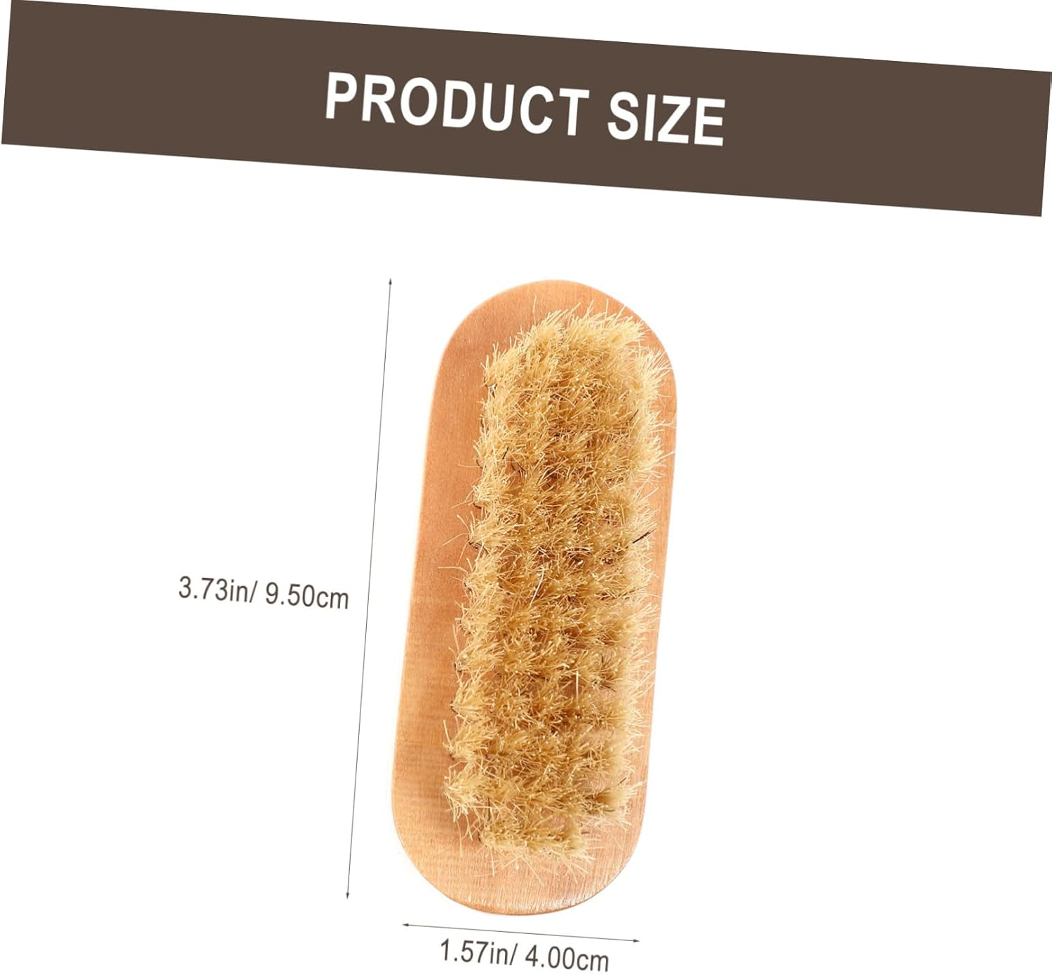 DRESSOOS 4Pcs Double Sided Wooden Nail Brush with Flexible Natural Bristles for Fingernail and Toe Cleaning Hand Scrubbing Tool Suitable for Men Women Kitchen Bathroom and Pet Random Color image number 1