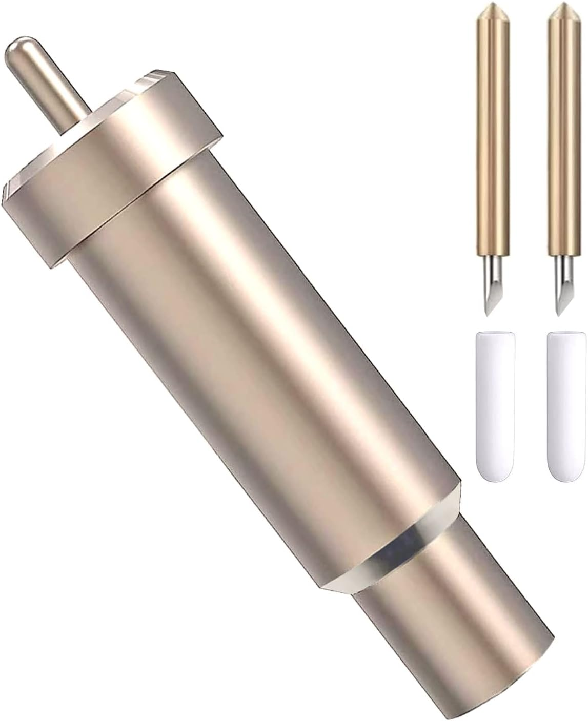 Explore Deep Cut Blade and Housing for Cricut Maker, Niantime Replacement Deep Point Blade Compatible with Explore Air2/ Air3/ Maker/Maker 3 Cutting Machines (2 Deep Cut Blades and 1 Housing Included)